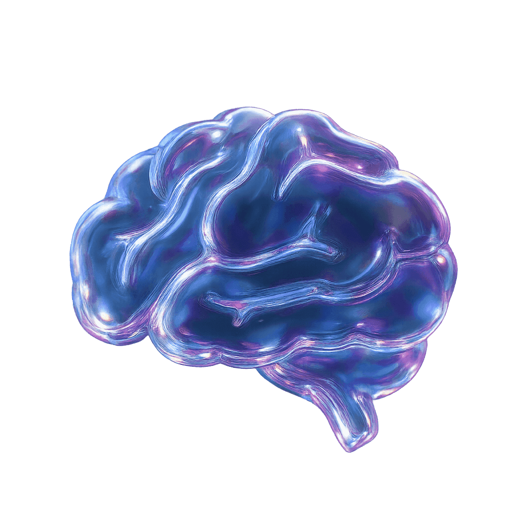 Illustration of a stylized human brain in vibrant colors, showcasing neural connections and abstract design.