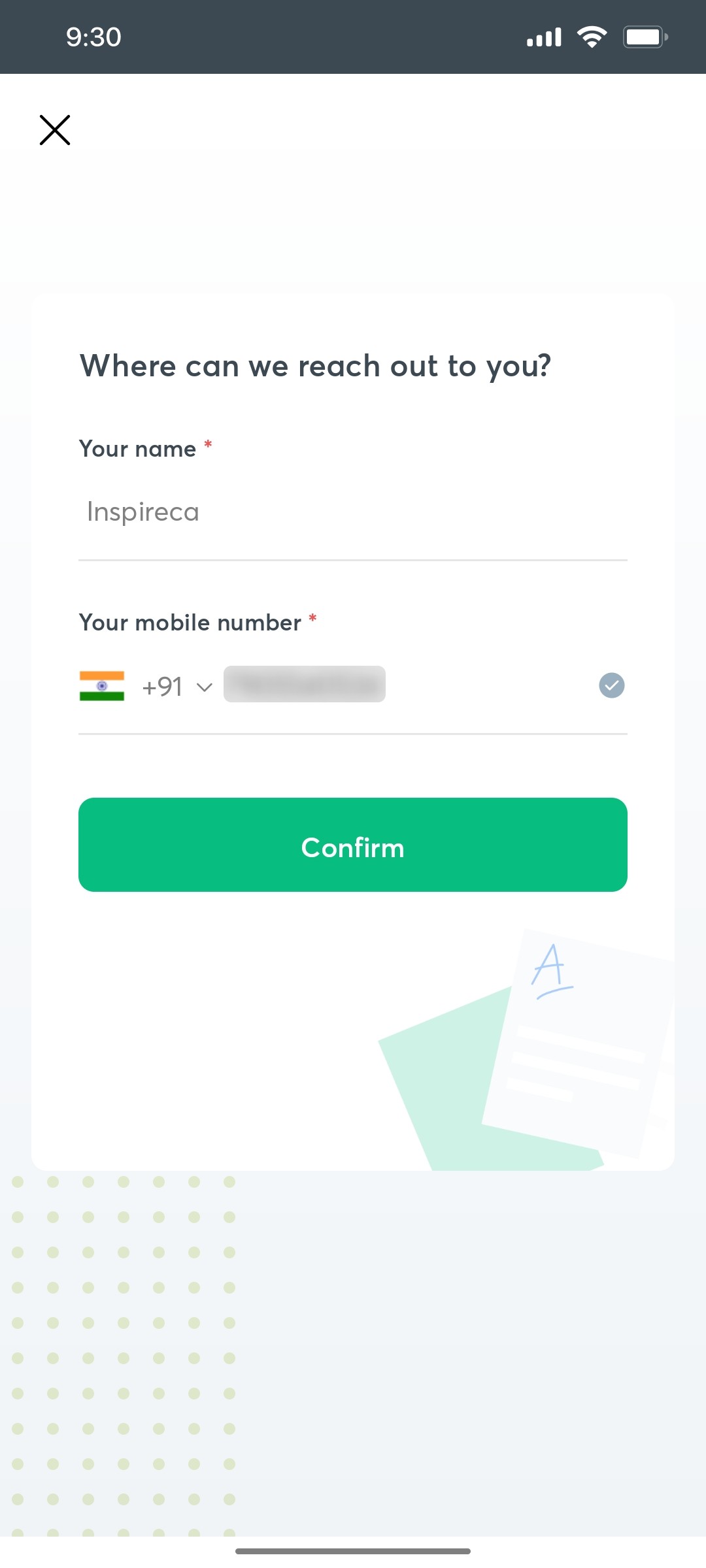 Unacademy Conferm Screen