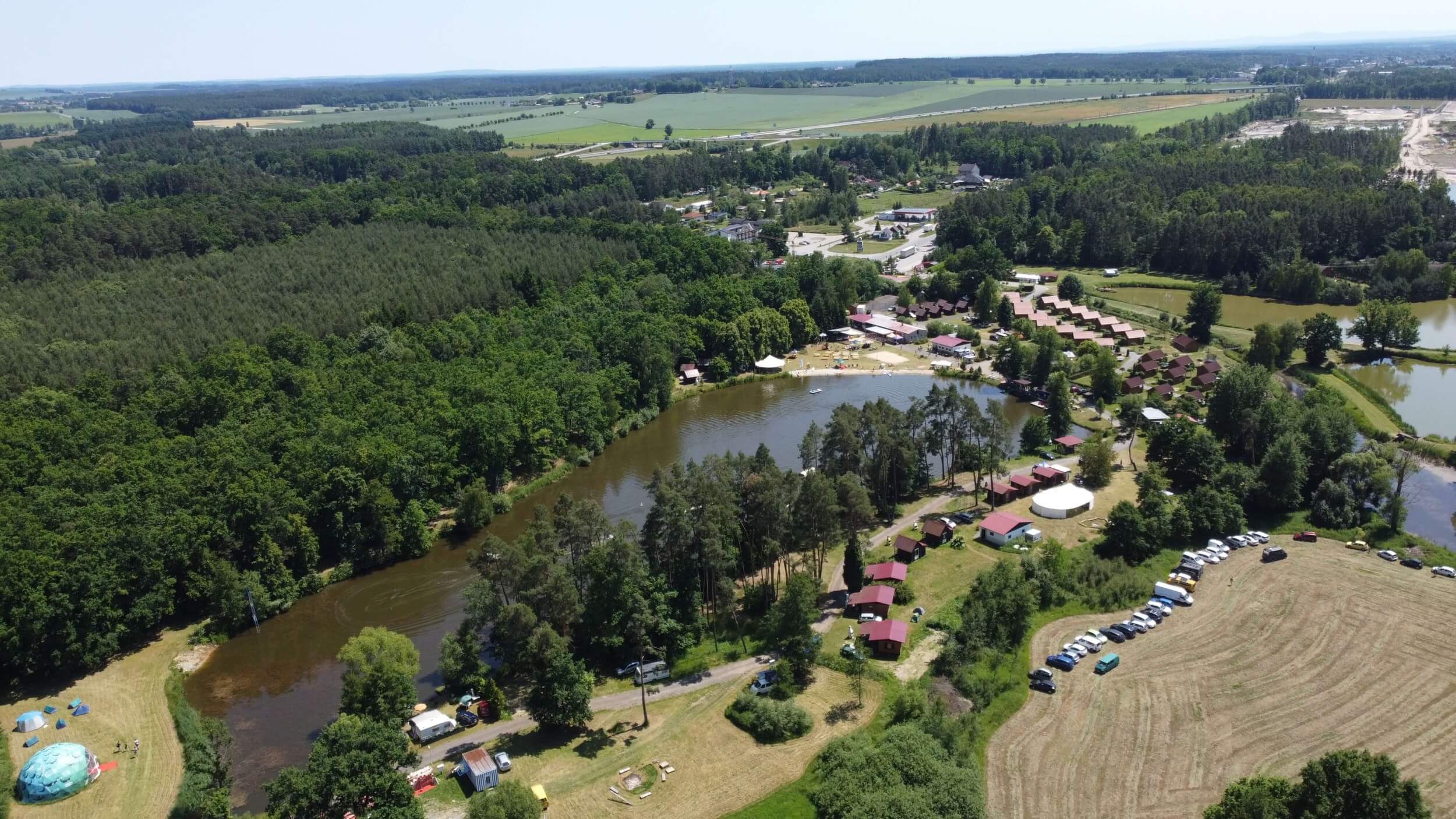 Karvánky - krásný kemp v jižních Čechách nedaleko Soběslavi