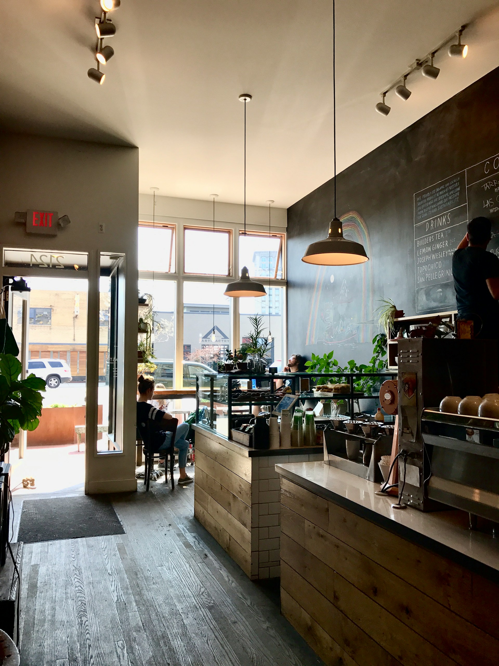 inside of coffee shop