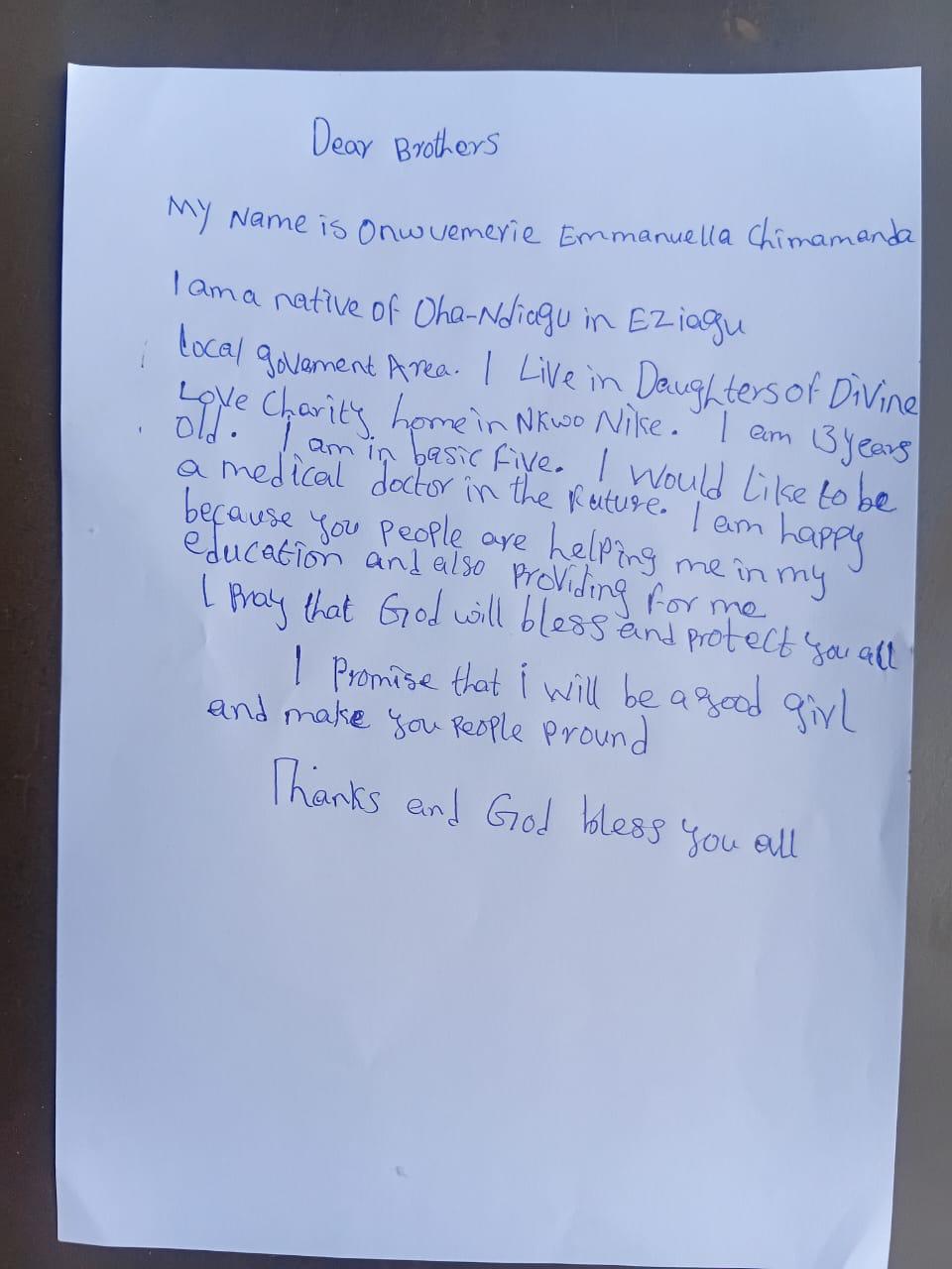 Gratitude from the Children We Support image 1