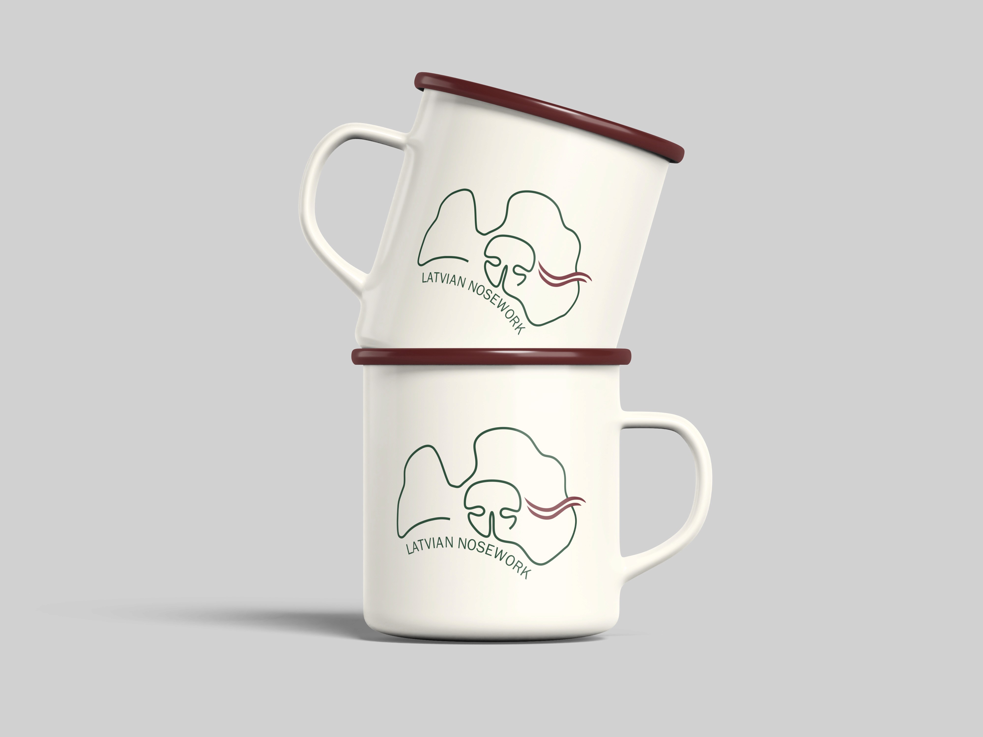 logo design on a mug