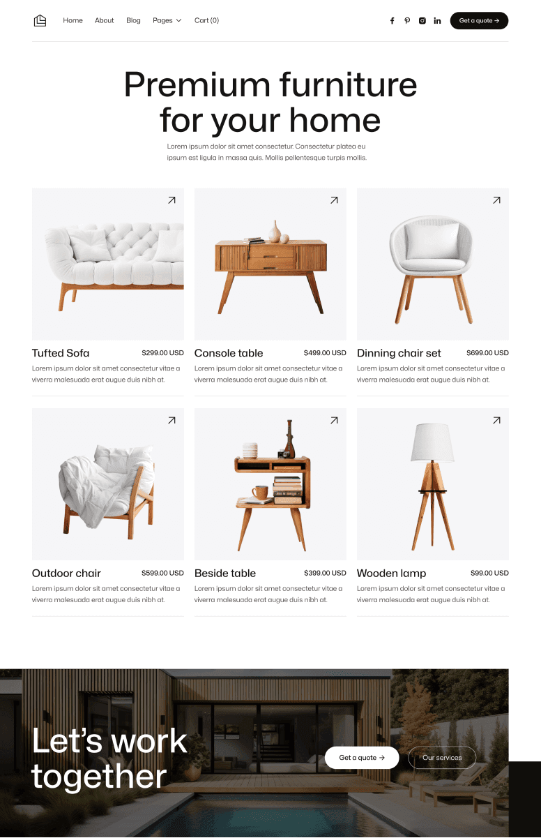 Home V1 - Doctr X Framer Template