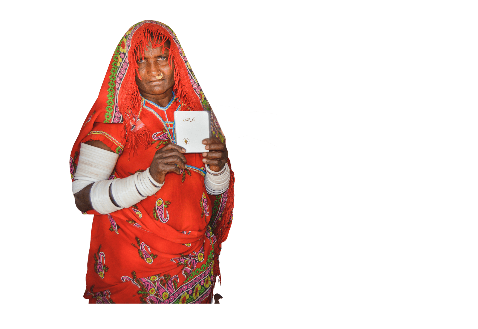 Believer holding a Bible