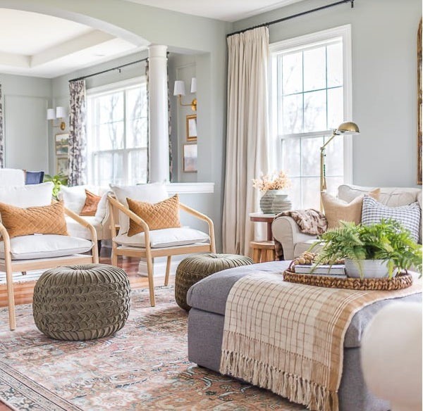 transitional living room