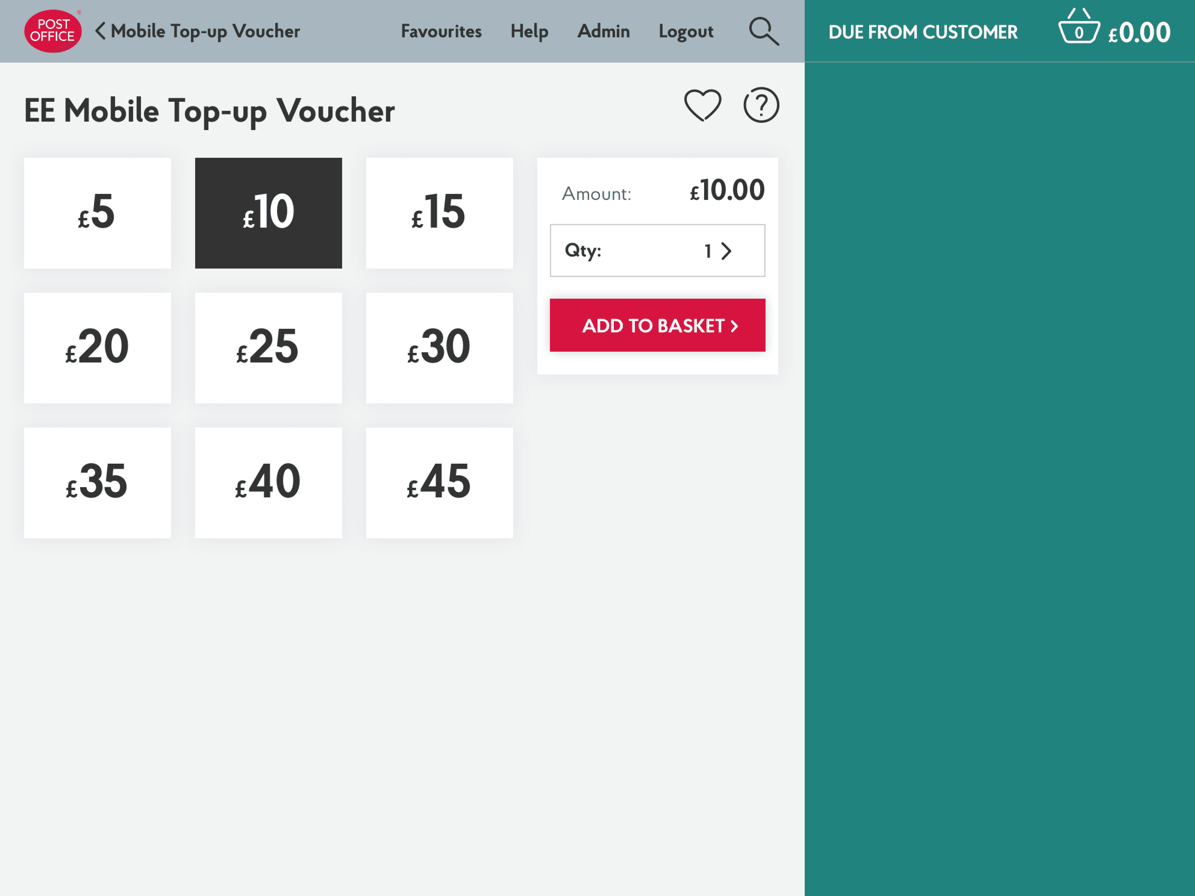 EPOS: Voucher top up 