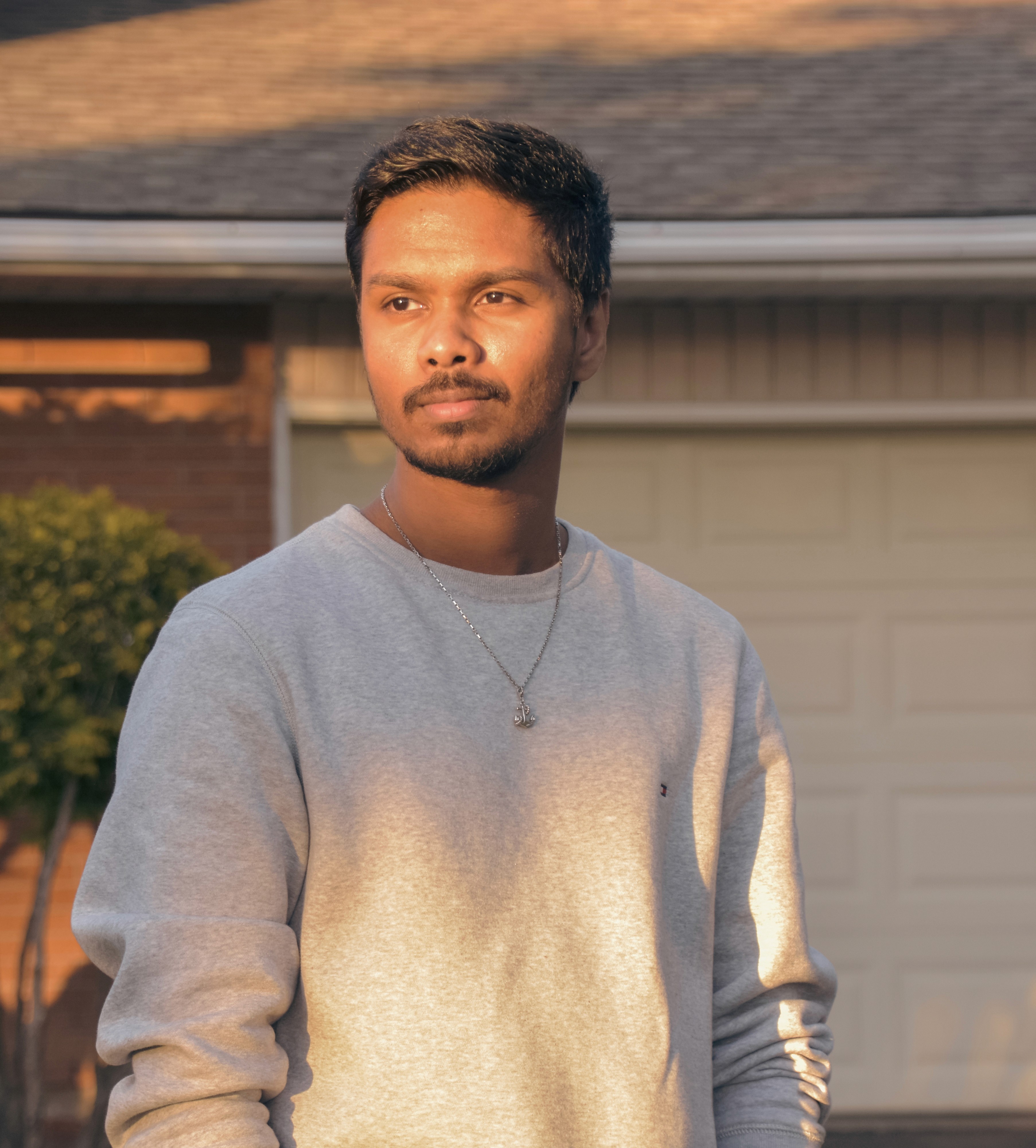 Portrait of portfolio creator – front view