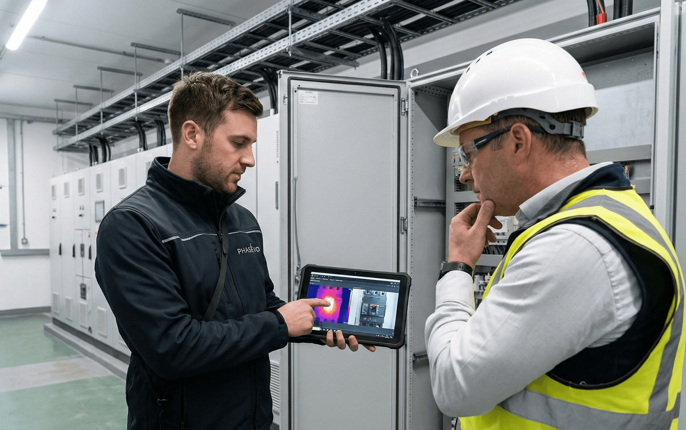 Presentation compte-rendu et certificat q19 par technicien phasevo