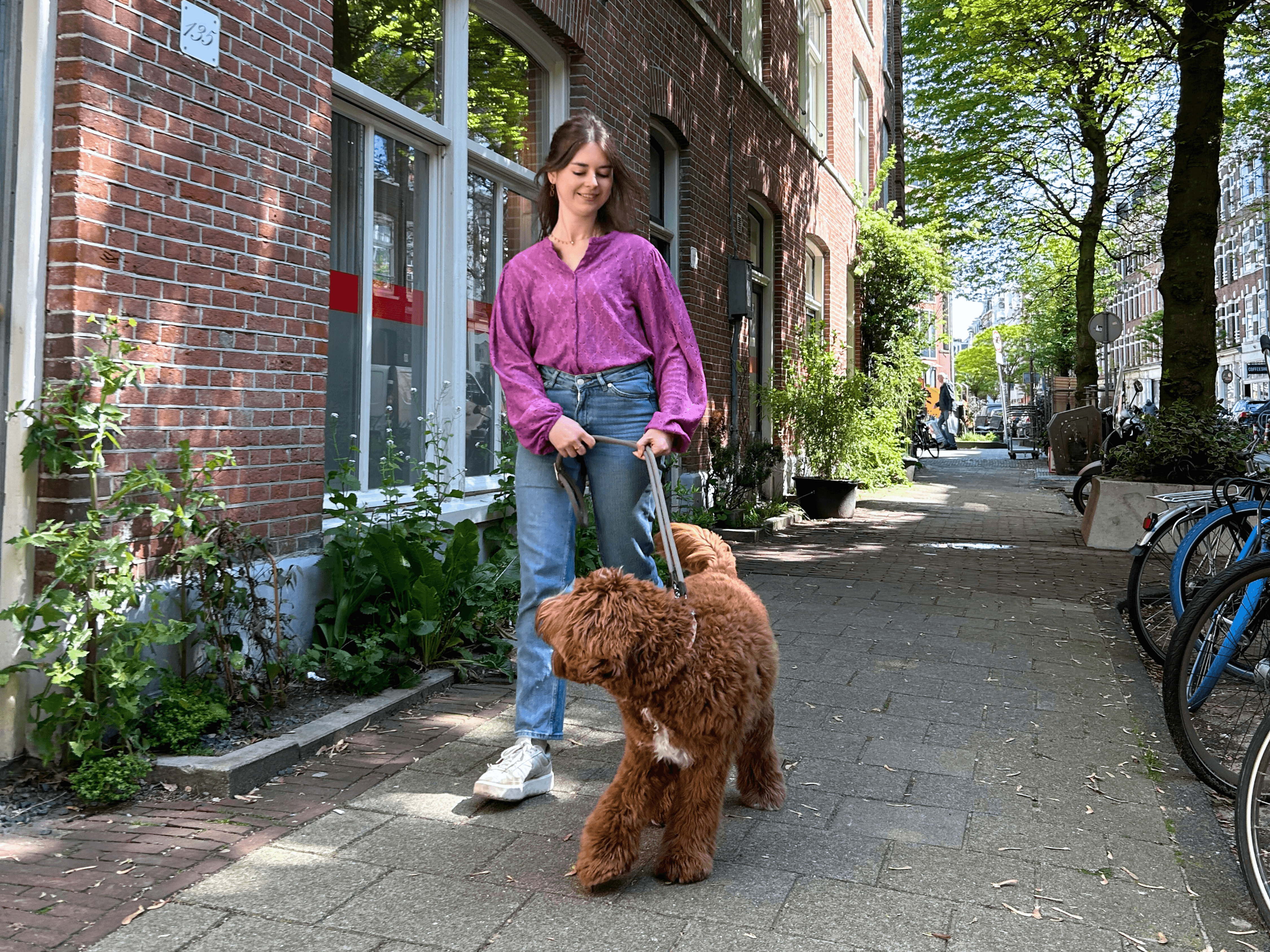 Moeder Natalie was eerst oppas, nu moeder