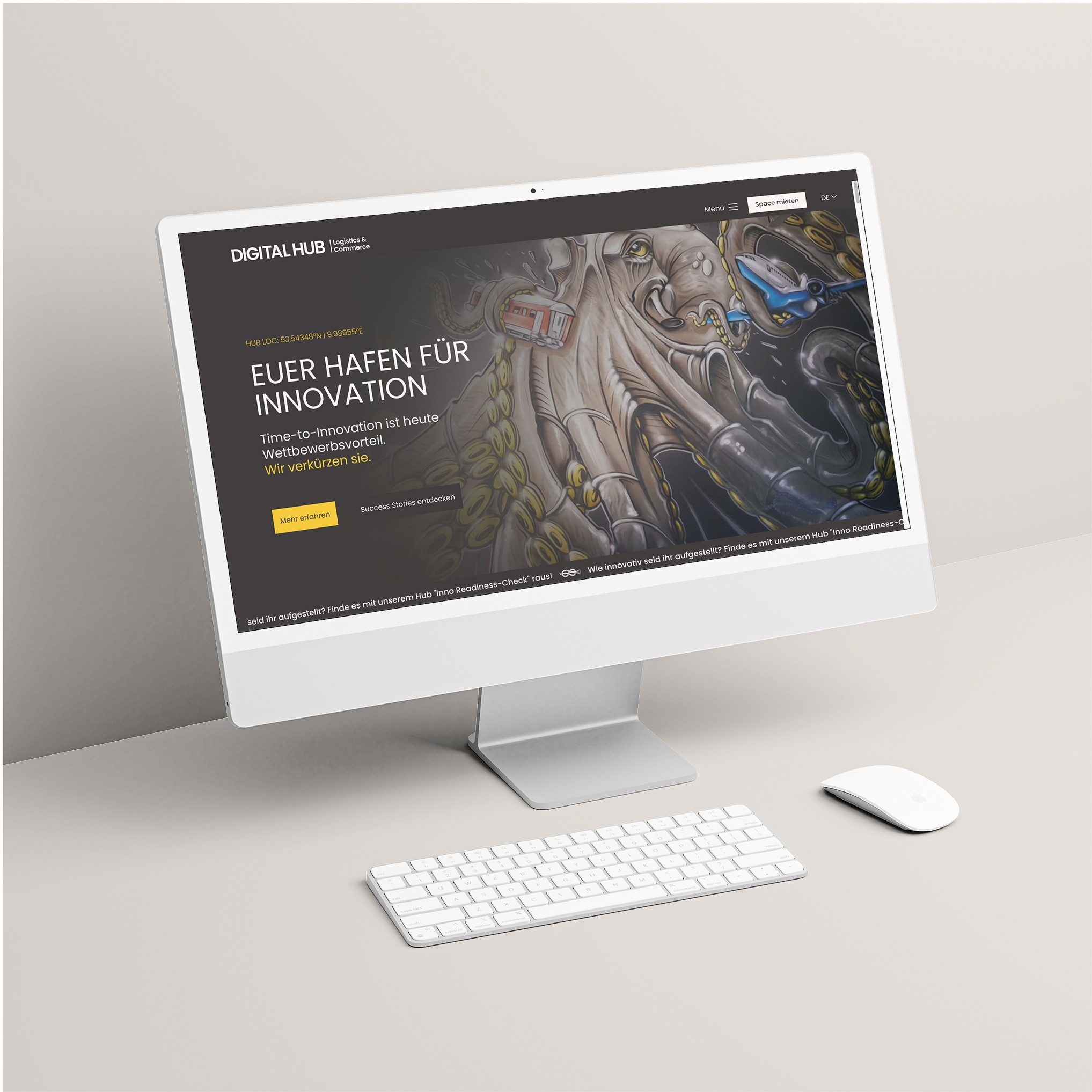 Hub in Zahlen Sektion