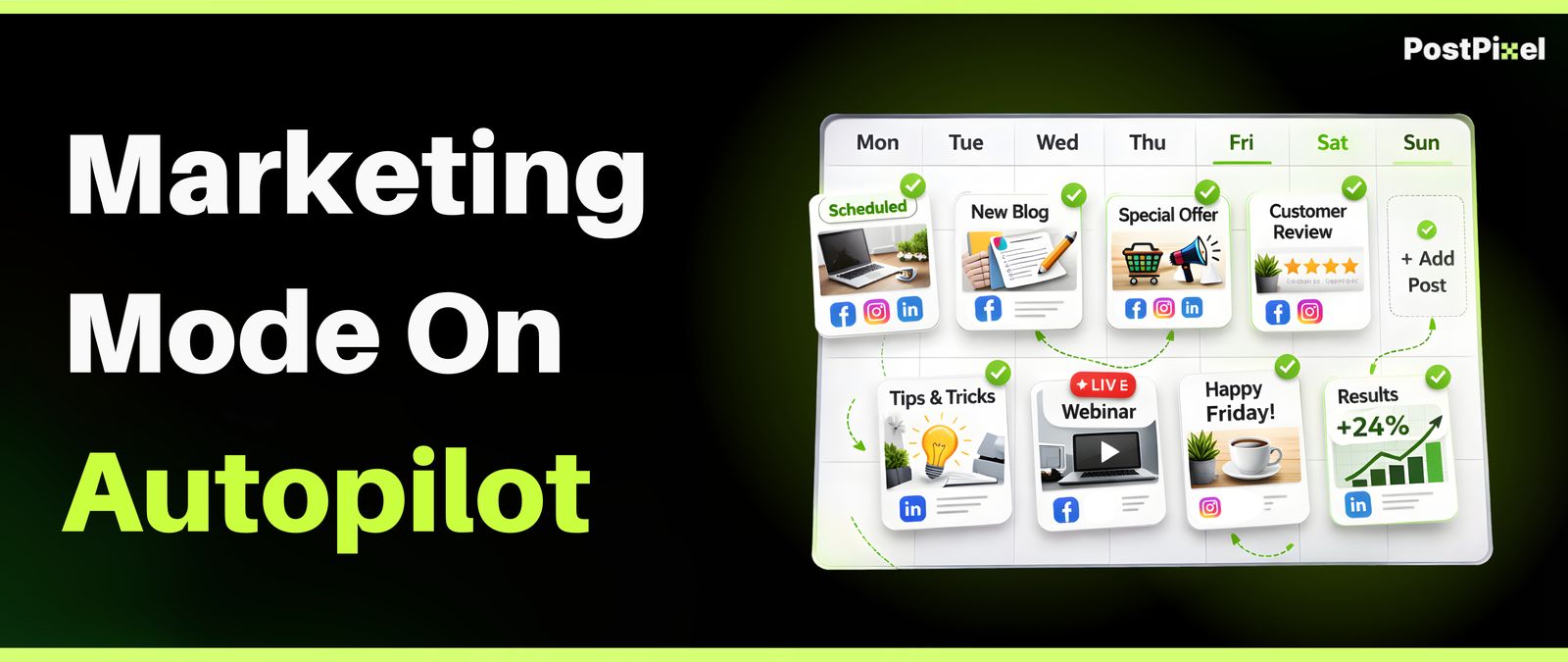 social media dashboard