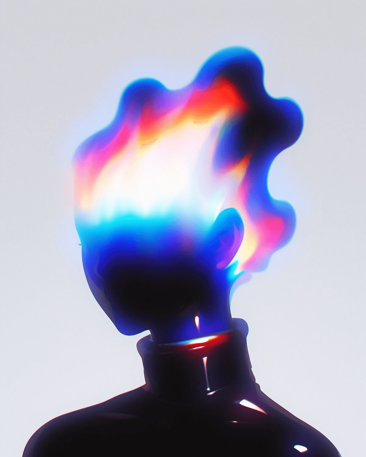 Lush green island surrounded by clear turquoise water