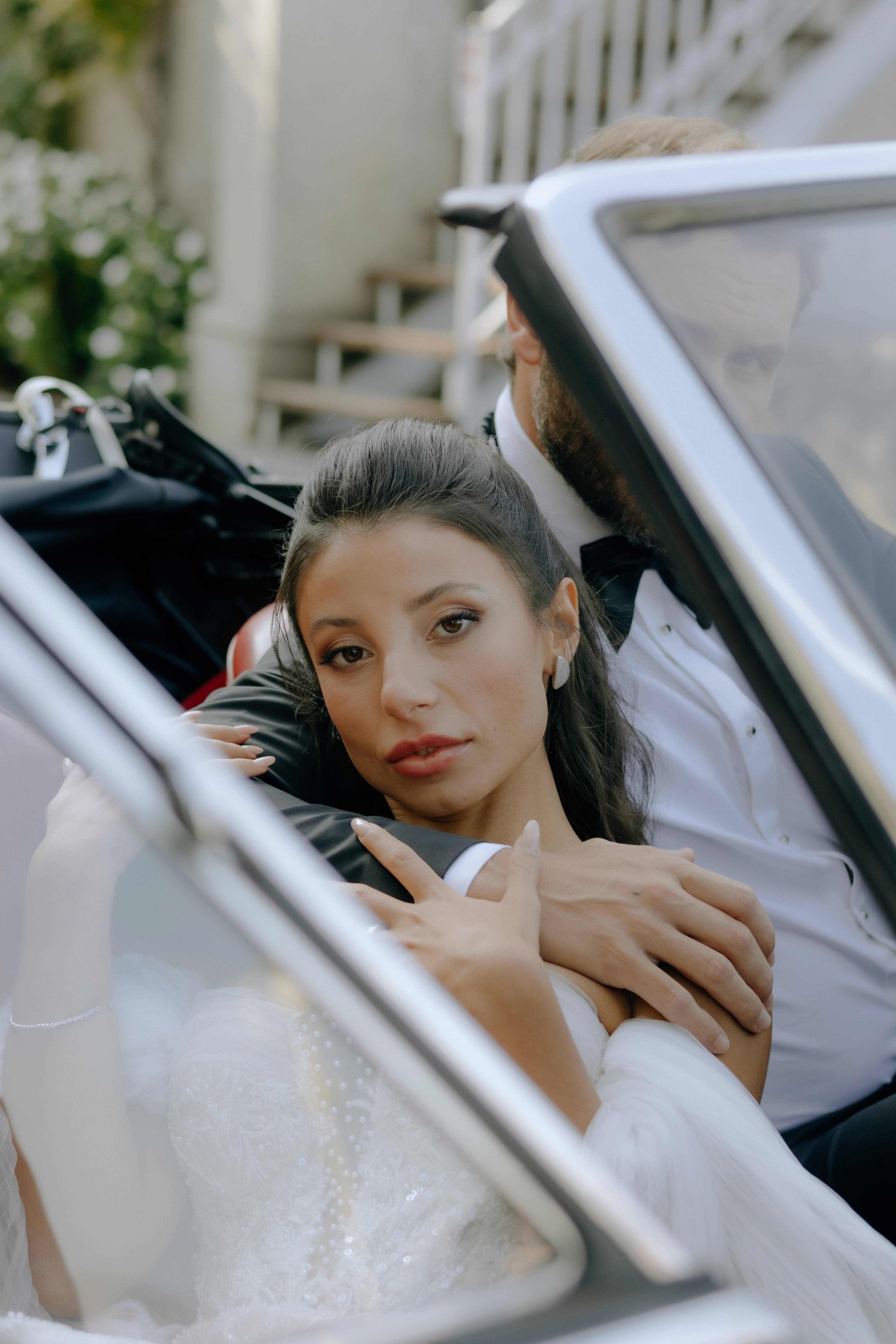 Celebrity arrival scene