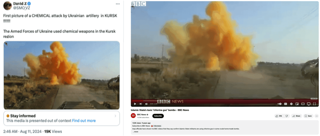 Chemical Attack Misinformation