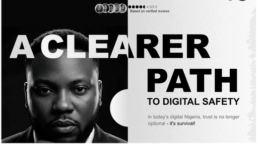 Portrait of a confident Nigerian tech leader symbolizing trust, leadership, and innovation at Profiled Nigeria