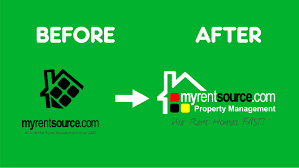 My rent source logo redesign