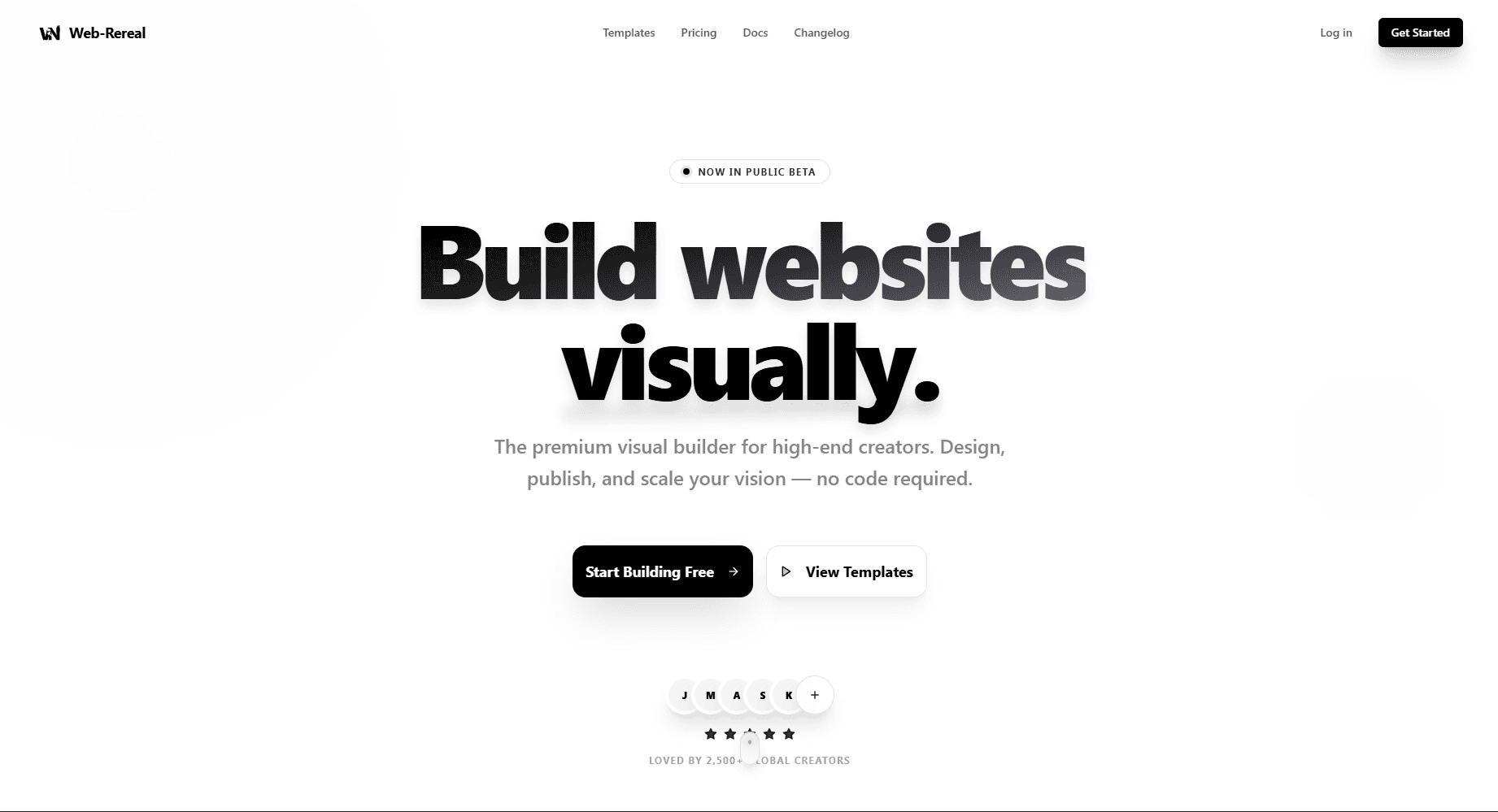 Home page of Web-rereal