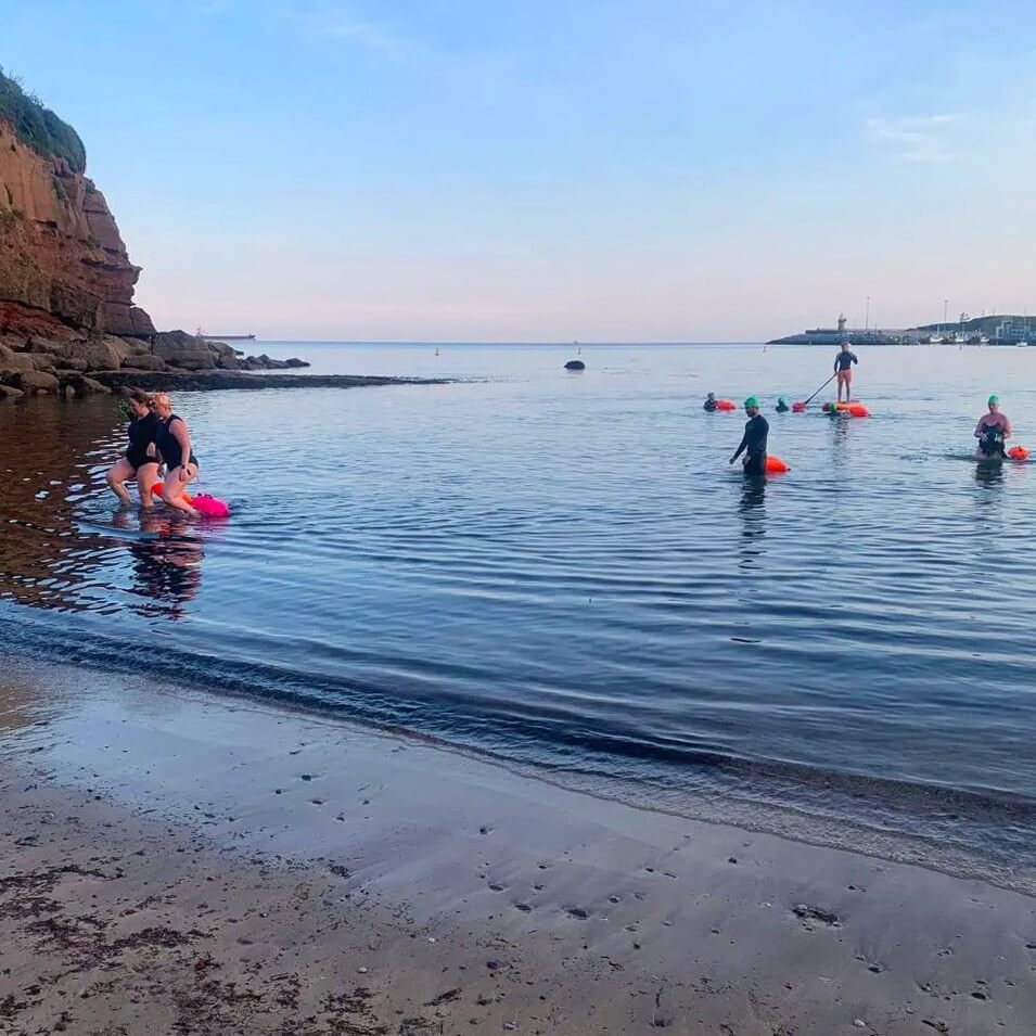 Members swim class in Dunmore East
