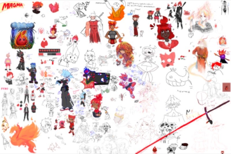 Magma themed Sonas/OCs!