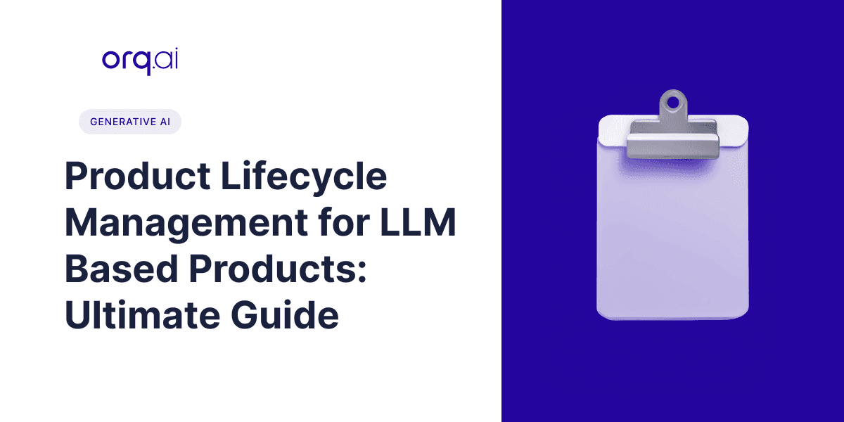 featured image for blog post on product lifecycle management for llm based products