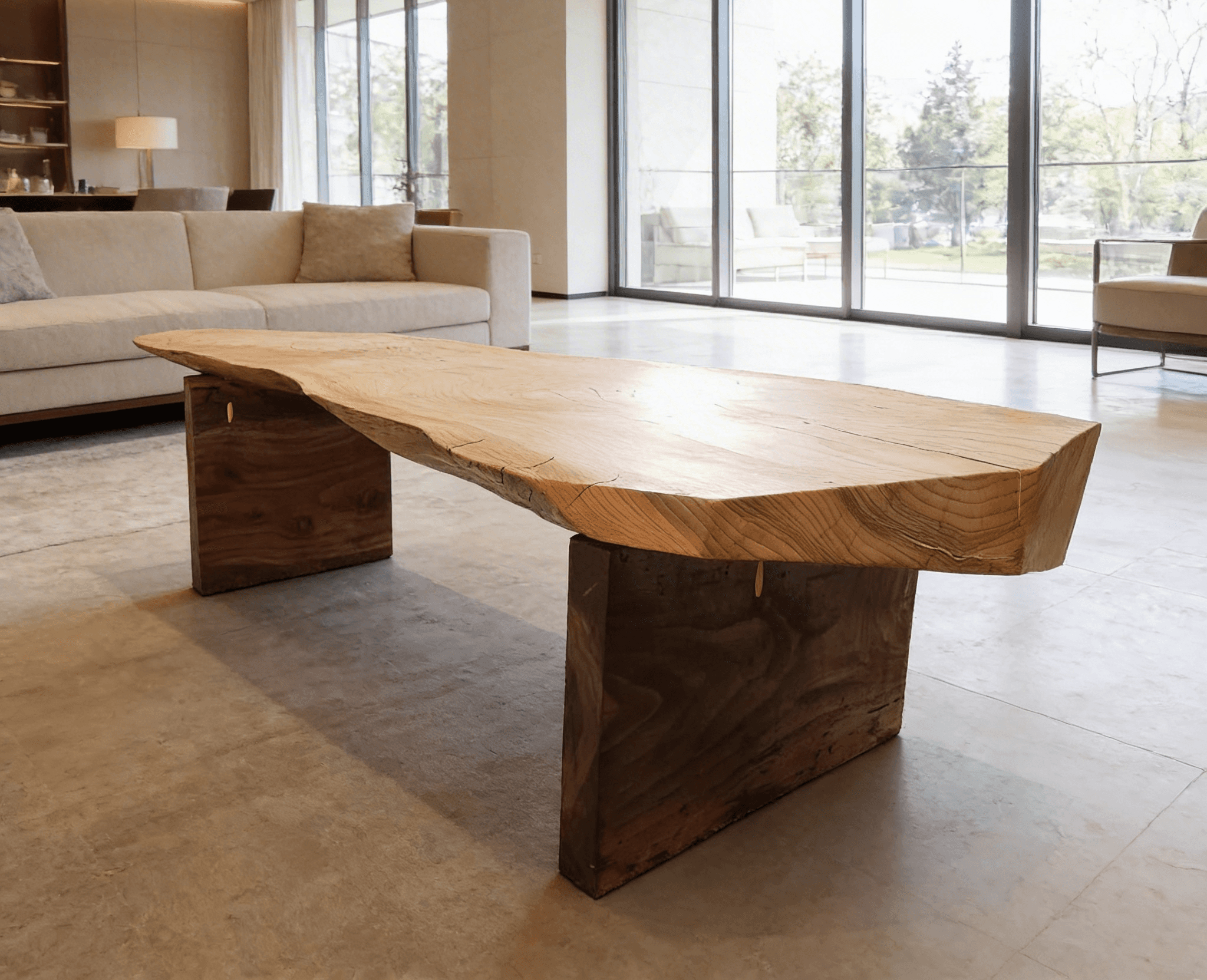 Cedar & Walnut Coffee Table