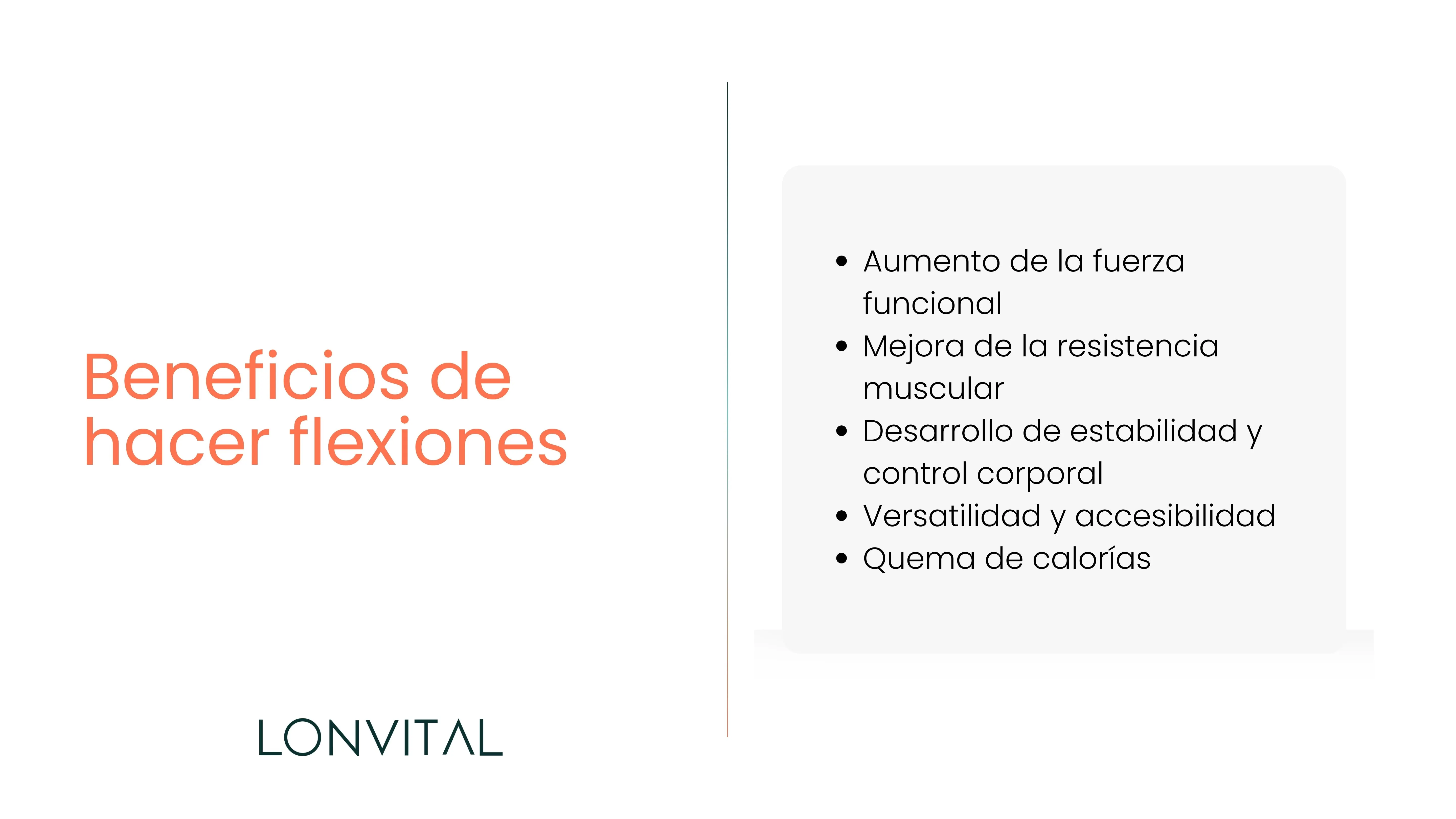 Beneficios de hacer flexiones