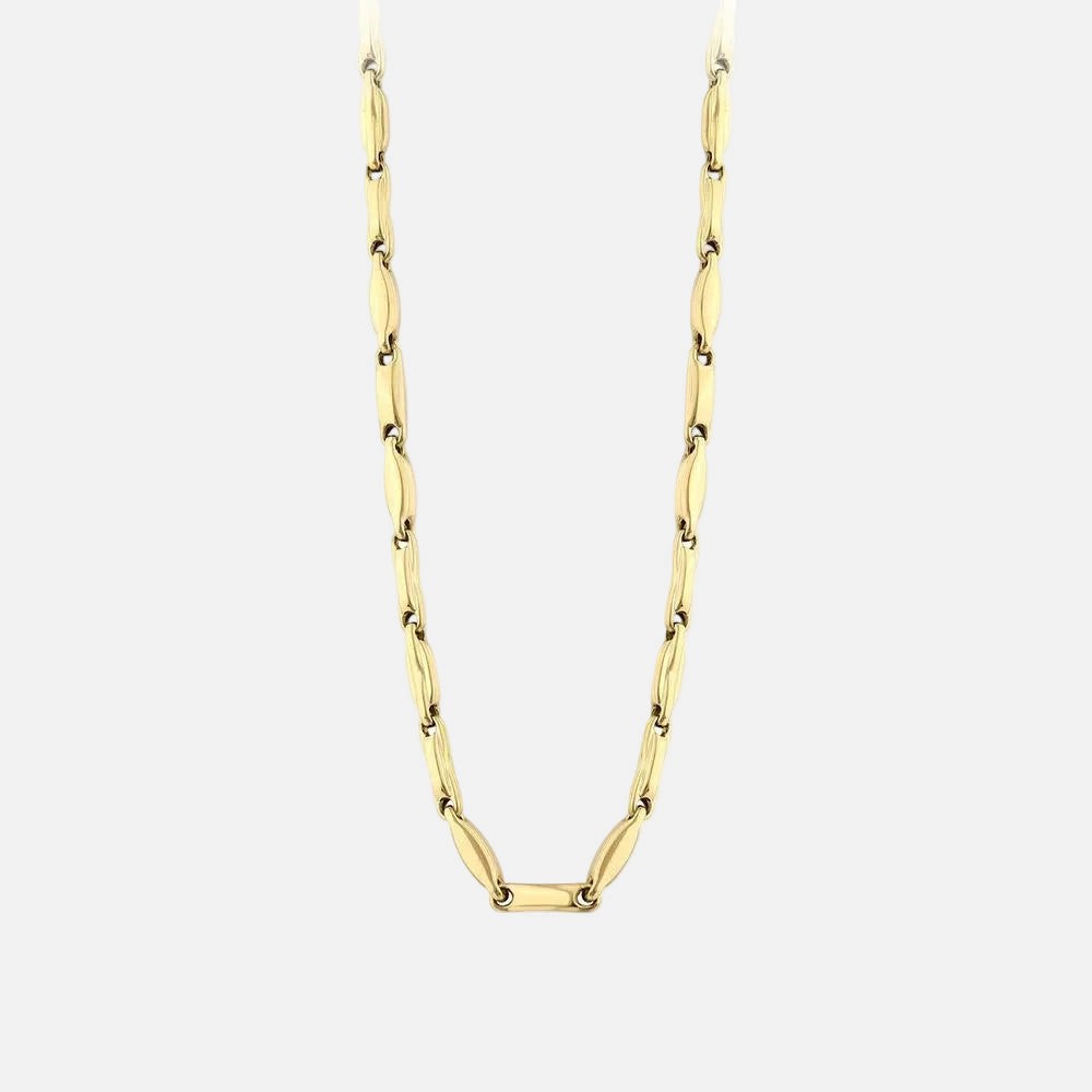 Assos 14 Ayar Altın 23.6 İnç Şık Zincir Kolye Modeli