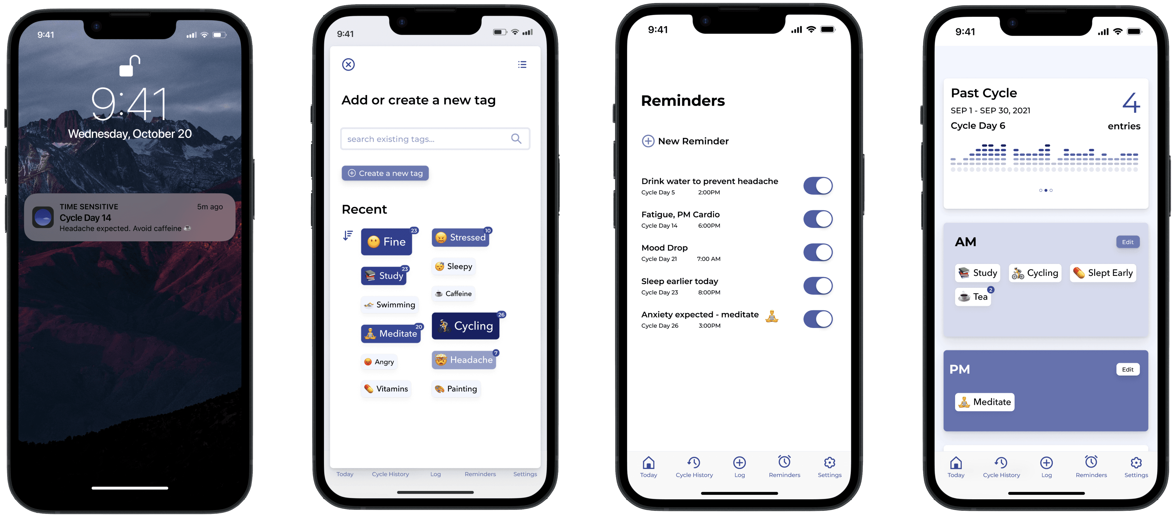 iOS mobile interface cycle