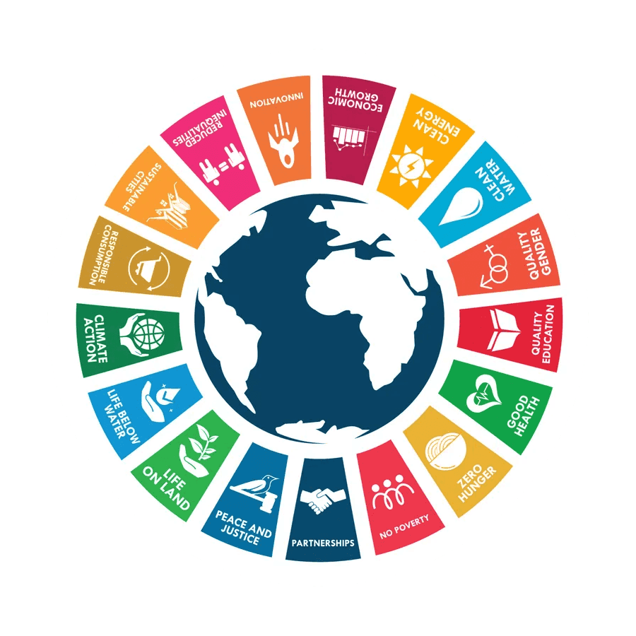 A woman sits cross-legged with eyes closed, wearing a white blouse and a long purple skirt, looking serene.