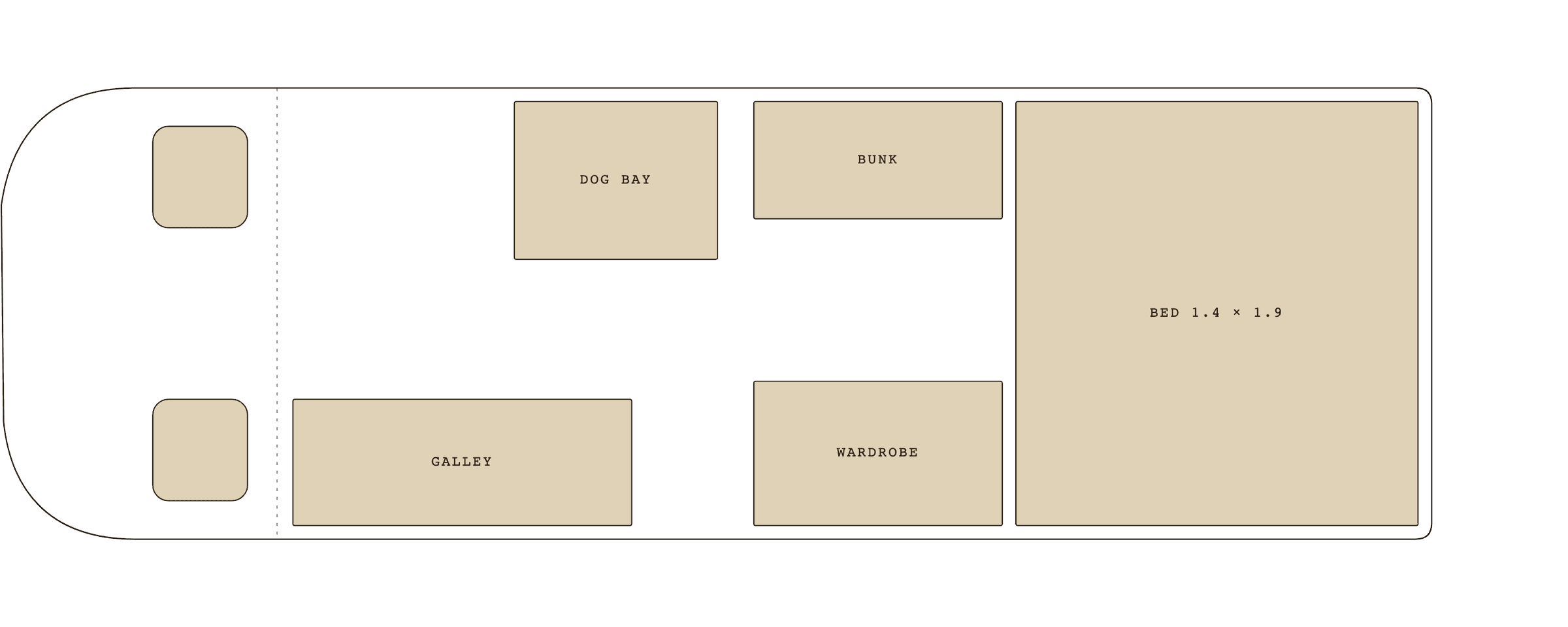 Floor plan of Larch
