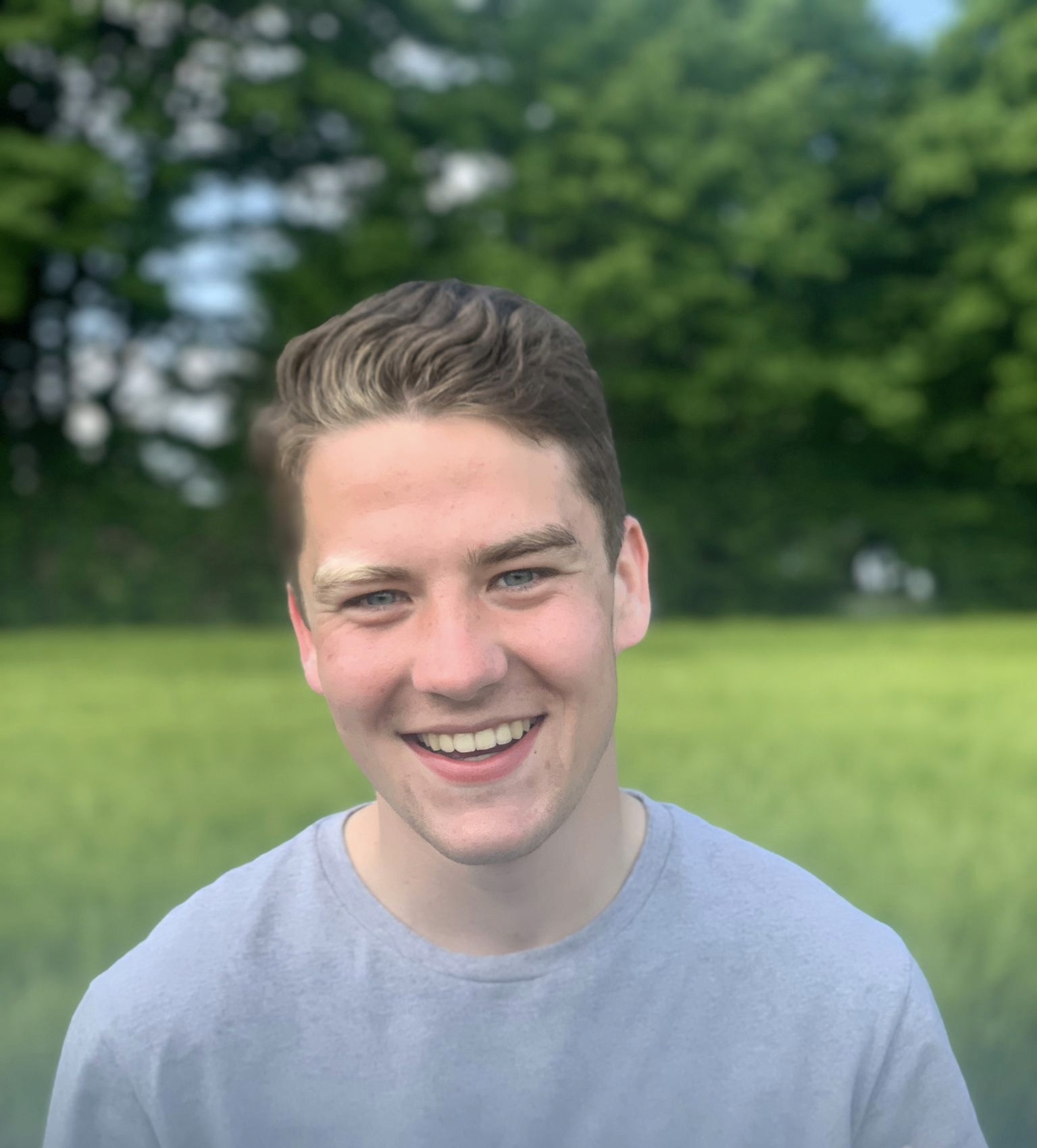Portrait of portfolio creator – front view