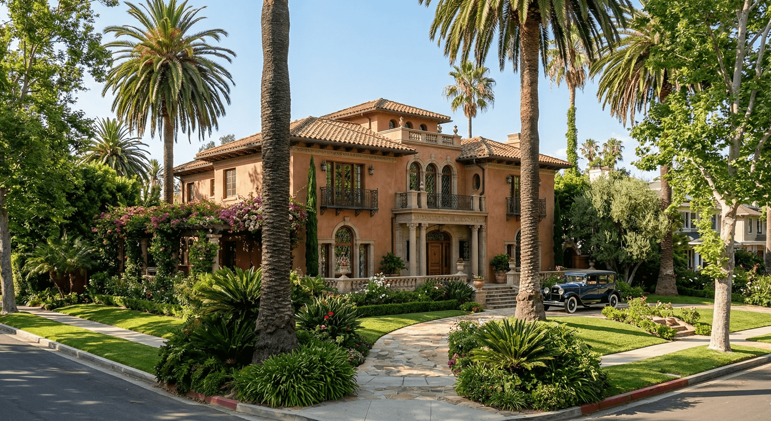 Modern building with closed windows