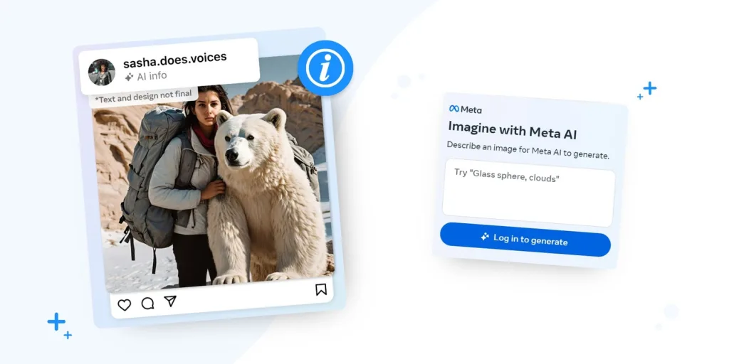 Meta Labelling AI Images.