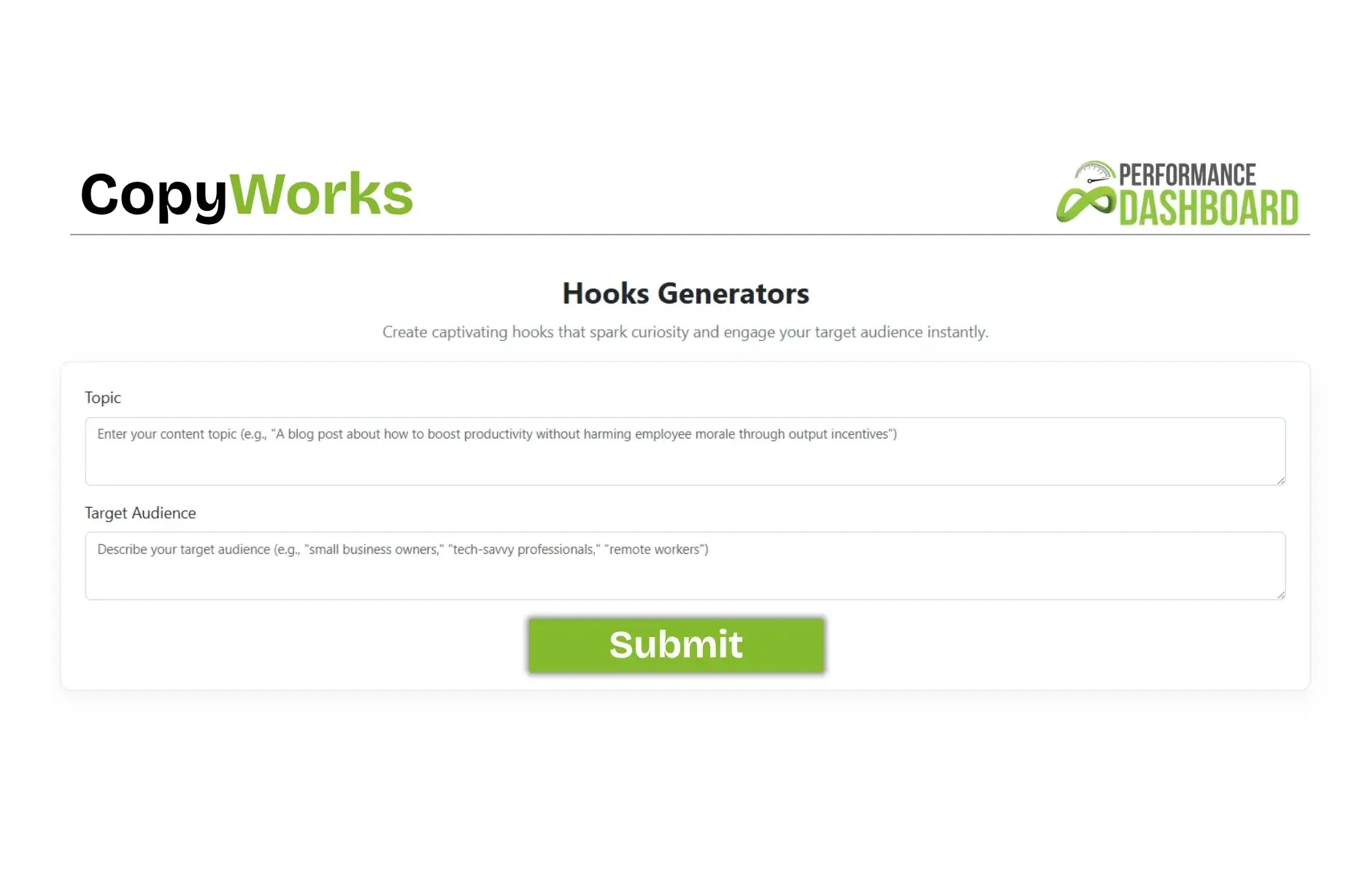 Hooks Generator