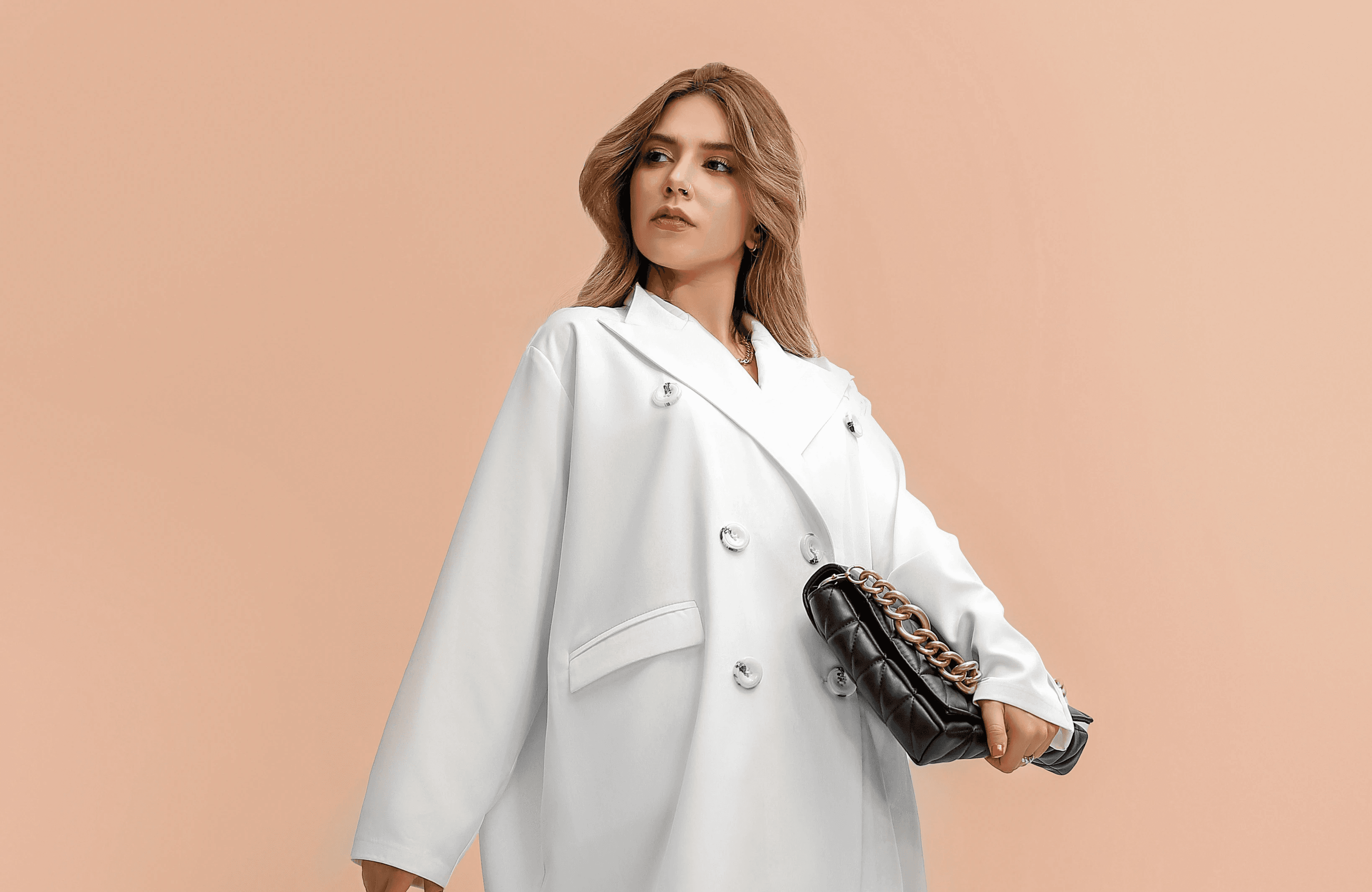 Woman in a cornfield