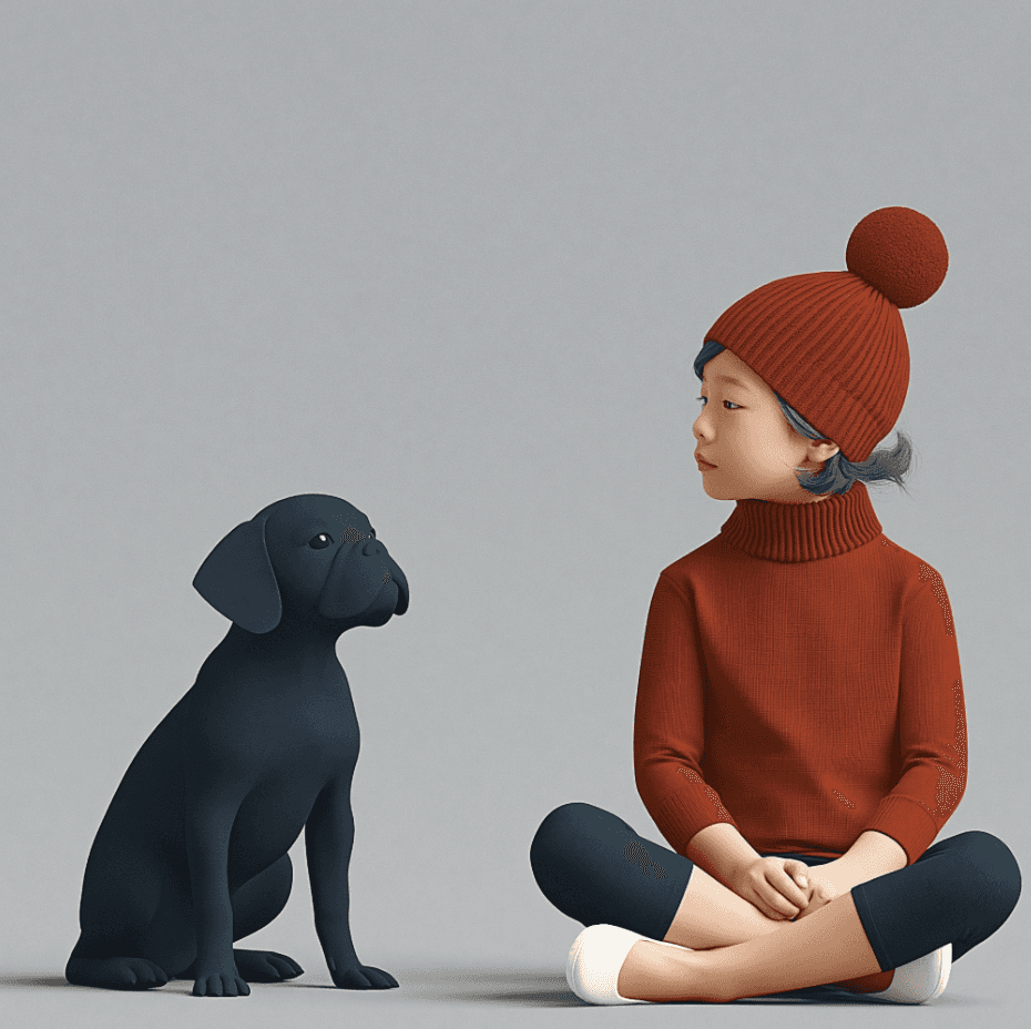 A1 ESL lesson "Yoga with puppies" — imperative, body parts and healthy habits