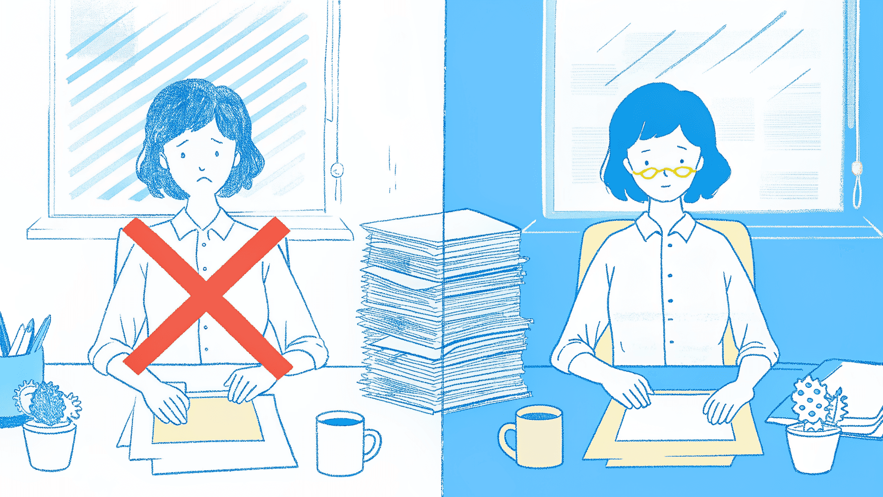 Paralegal desk showing consequences of skipping Pennsylvania LLC publication versus completing it