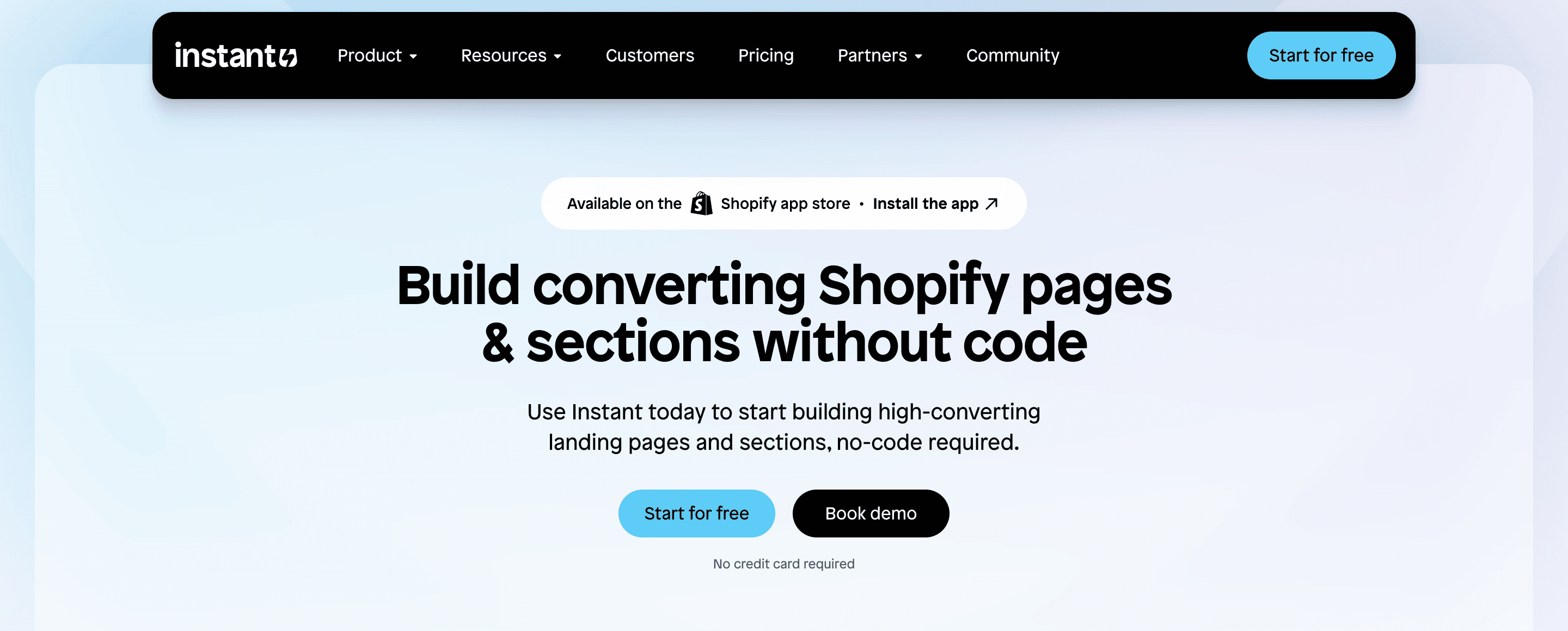 Instant landing page builder - Best Shopify Themes For Mobile