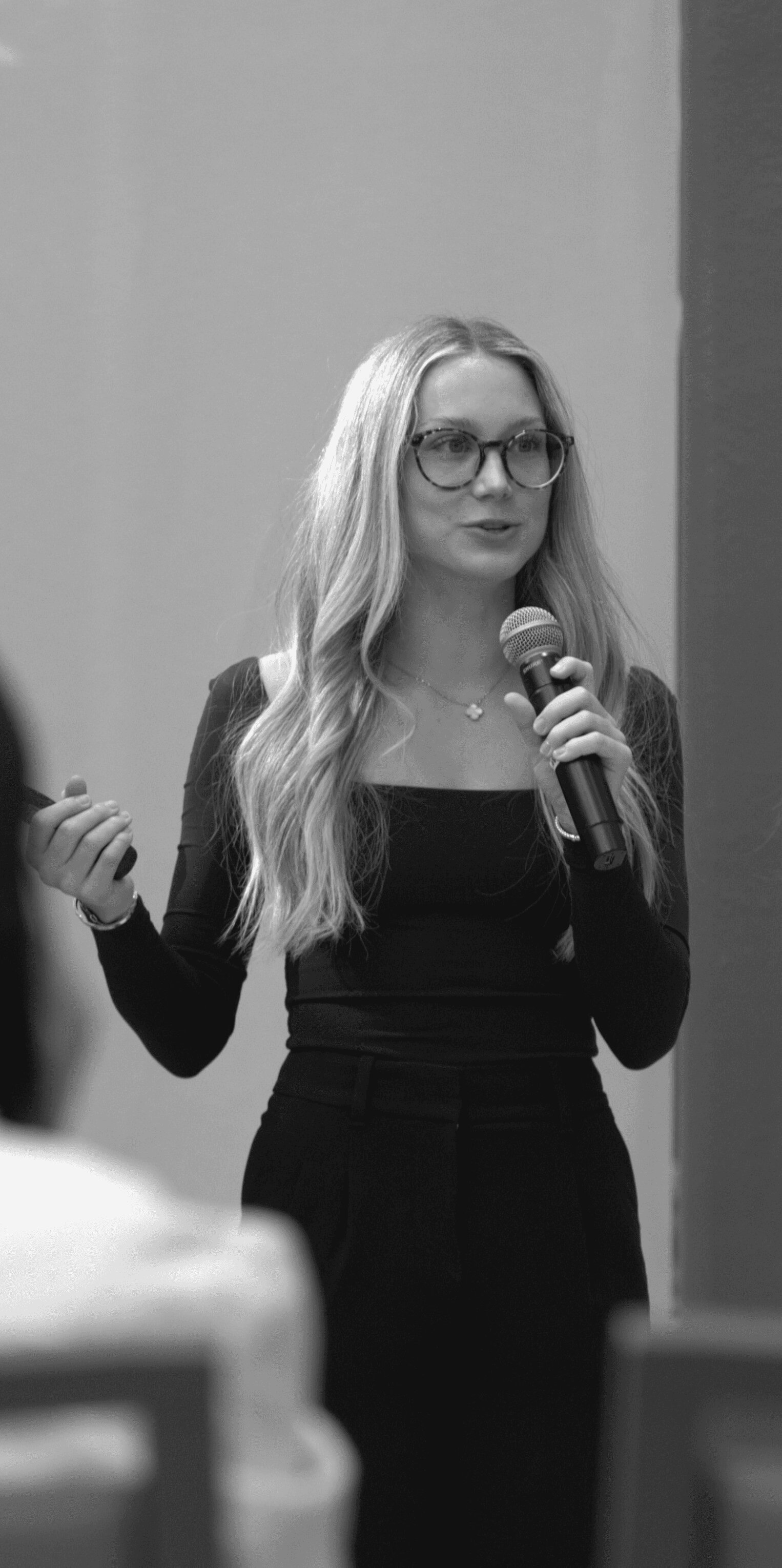 Woman with color palette