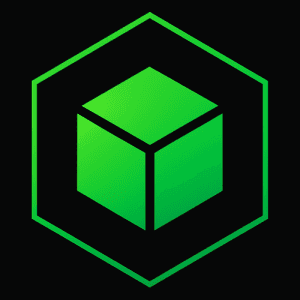 Abstract blue shapes create an interesting pattern.