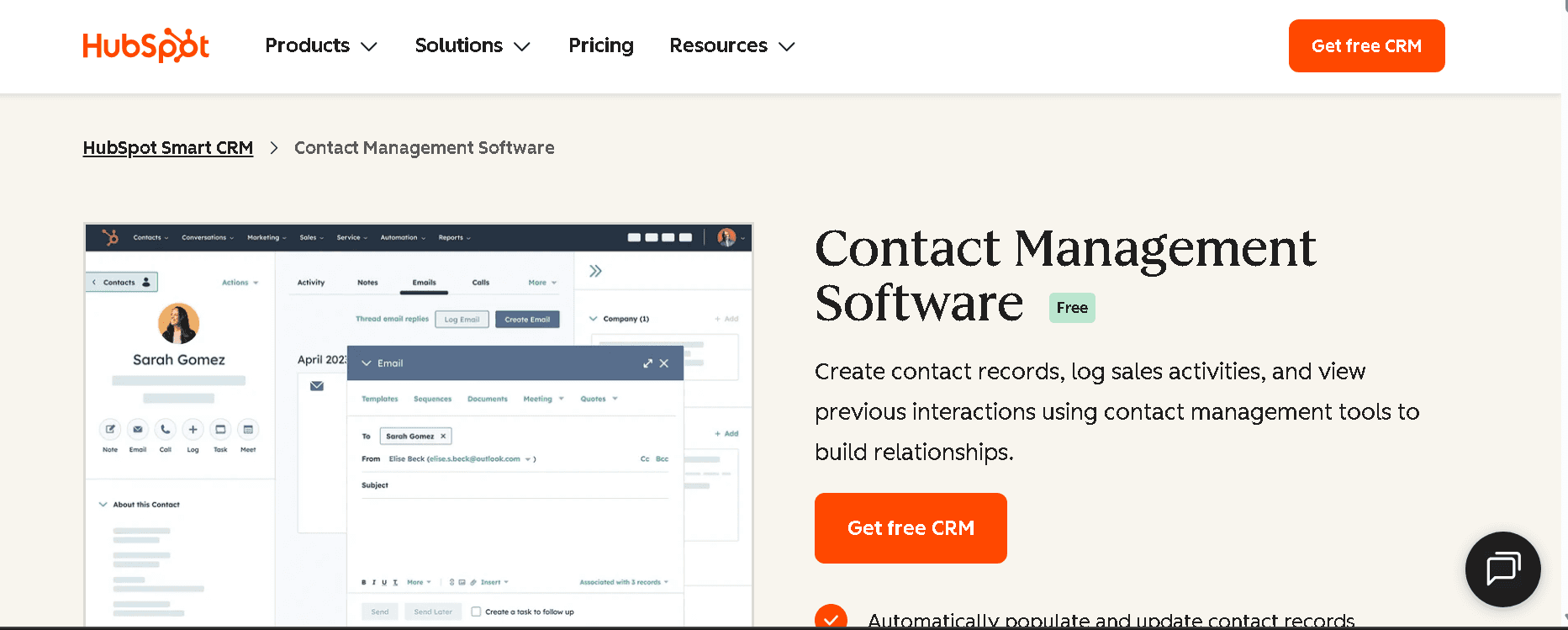 HubSpot CRM