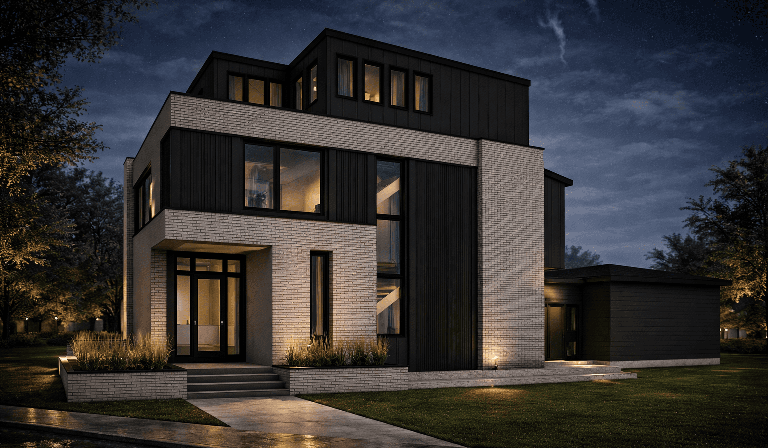 detached infill home