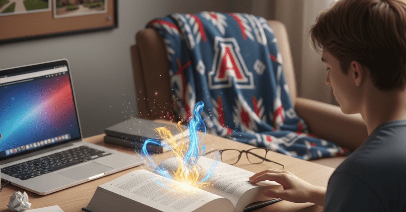 Crumpled paper balls scattered on a pink surface beside a white waste basket.