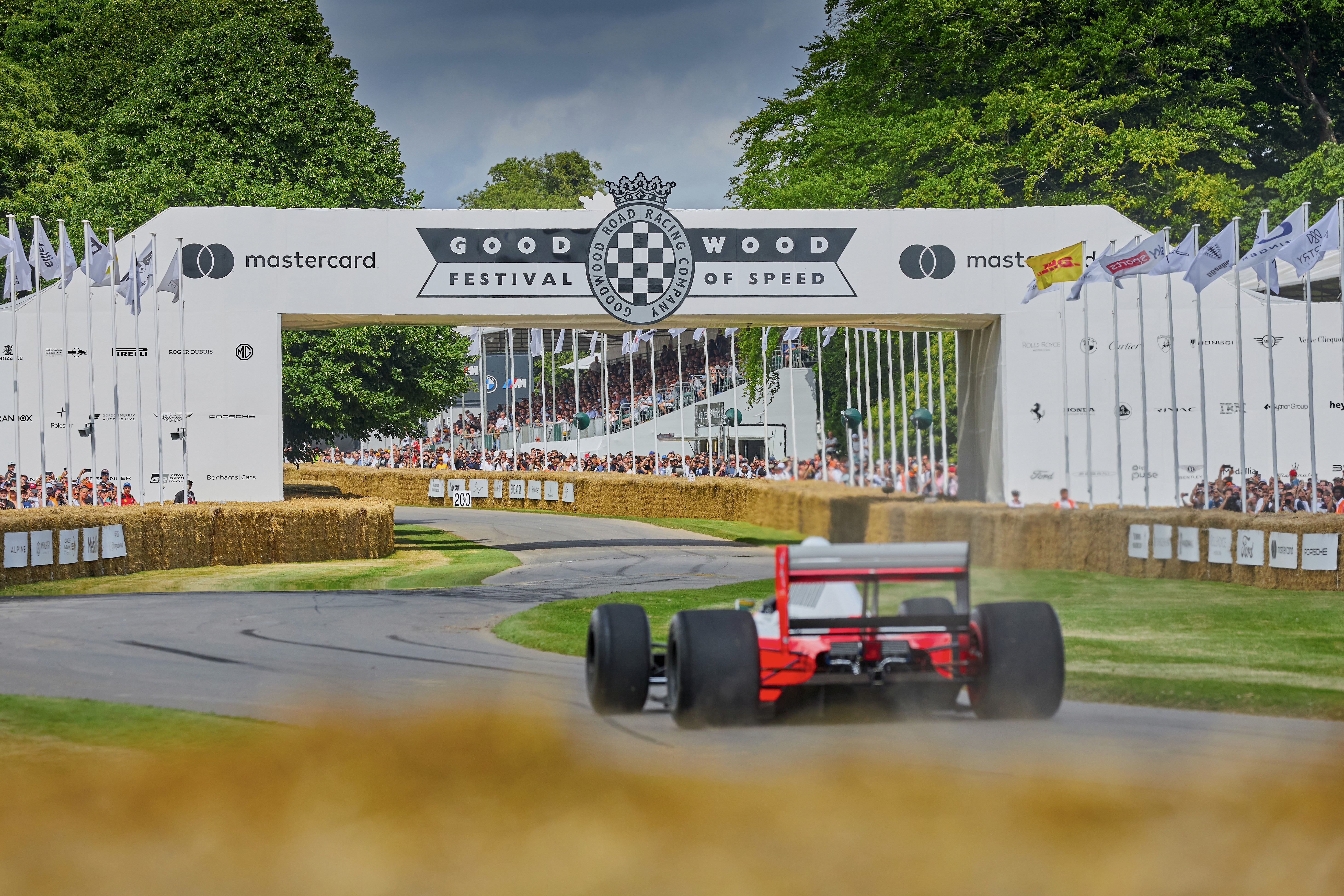 Formula 1 car on the Hill Climb at Goodwood Festival of speed motorsport photography from Severn Images