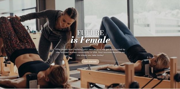 Reformer Pilates Ecommerce Brand for Sale High-End DTC Equipment