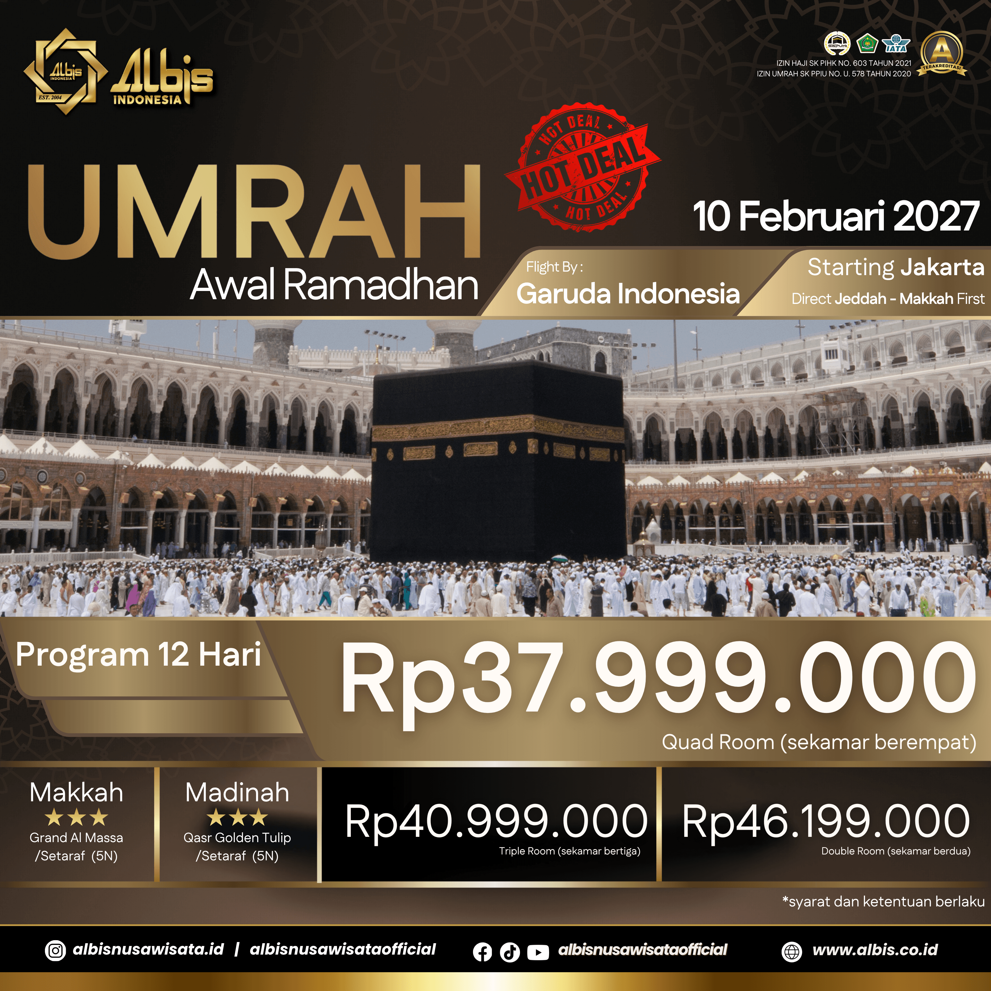 Umrah Product by Albis Nusa Wisata Indonesia