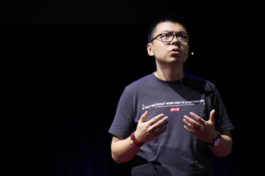 创始人演讲现场