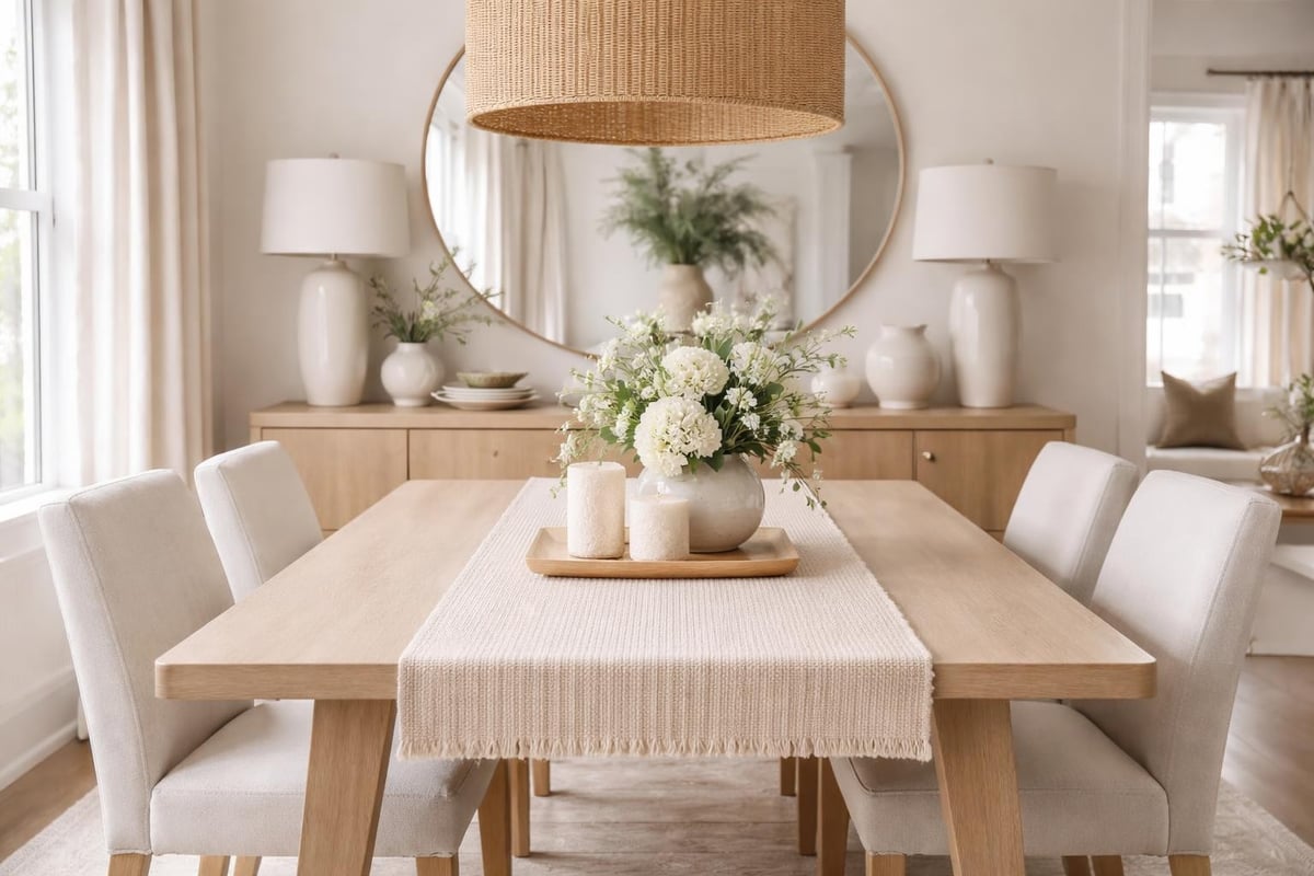 Dining room color coordination