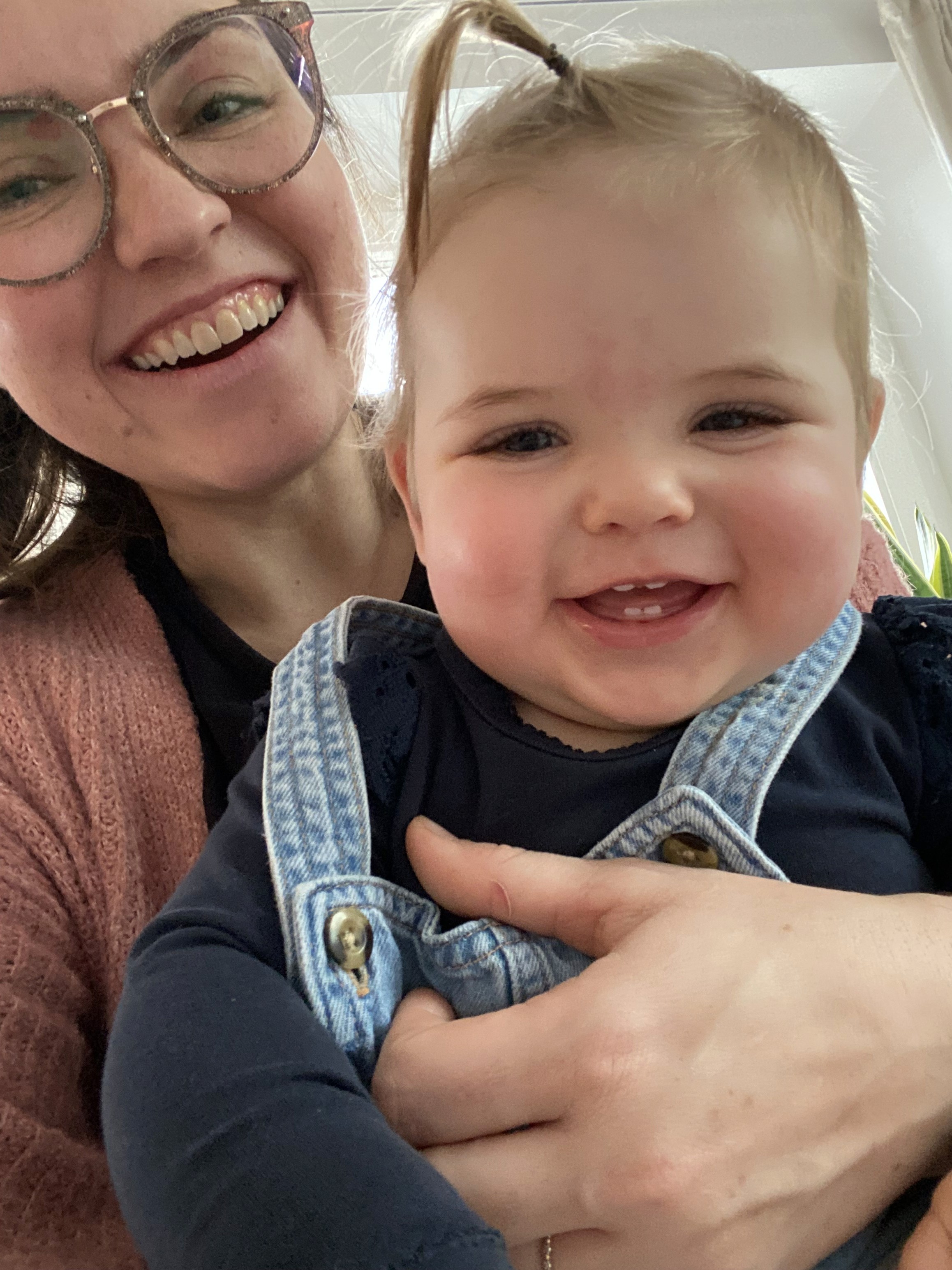Emma and her daughter Ellen laughing from 2024