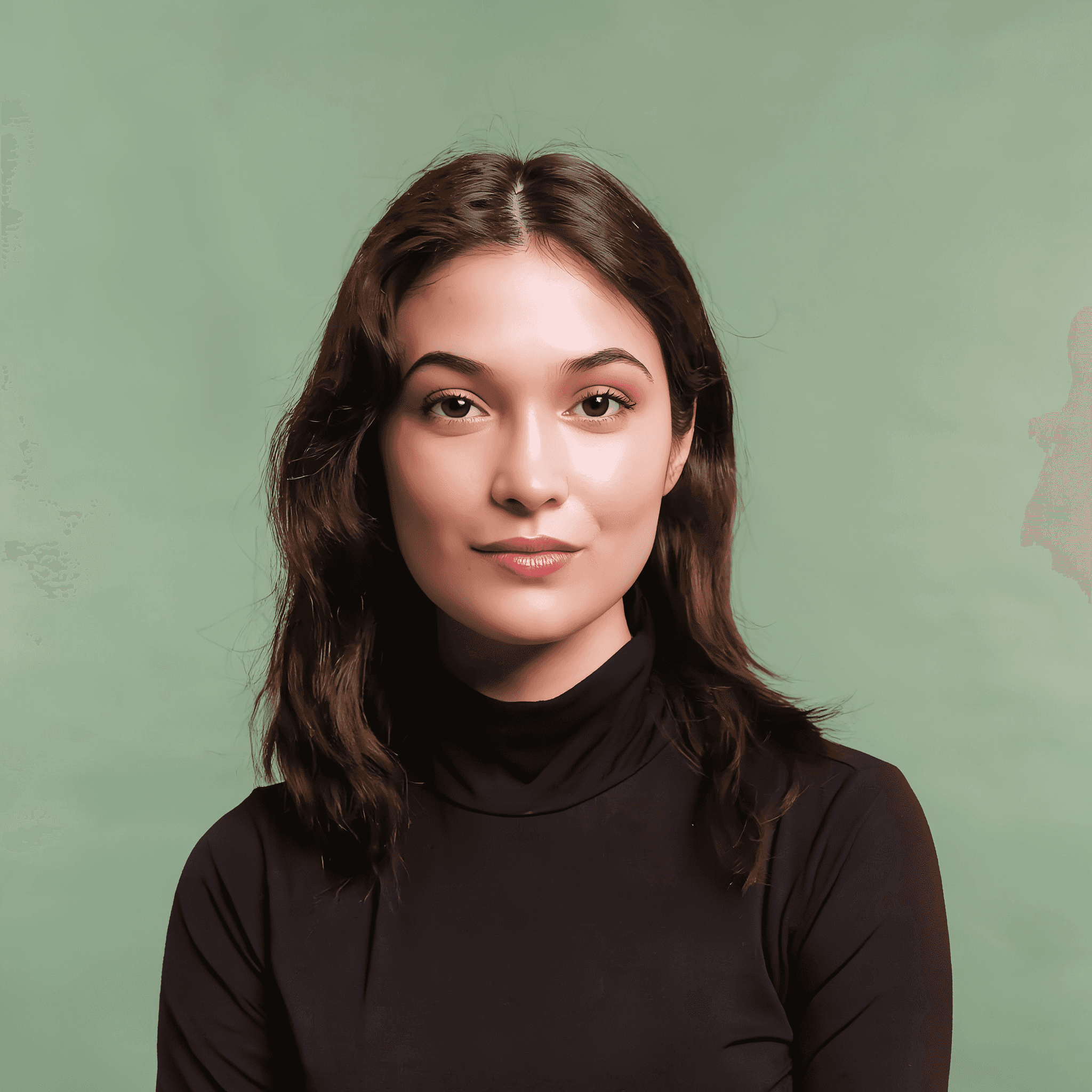Woman looking at the camera